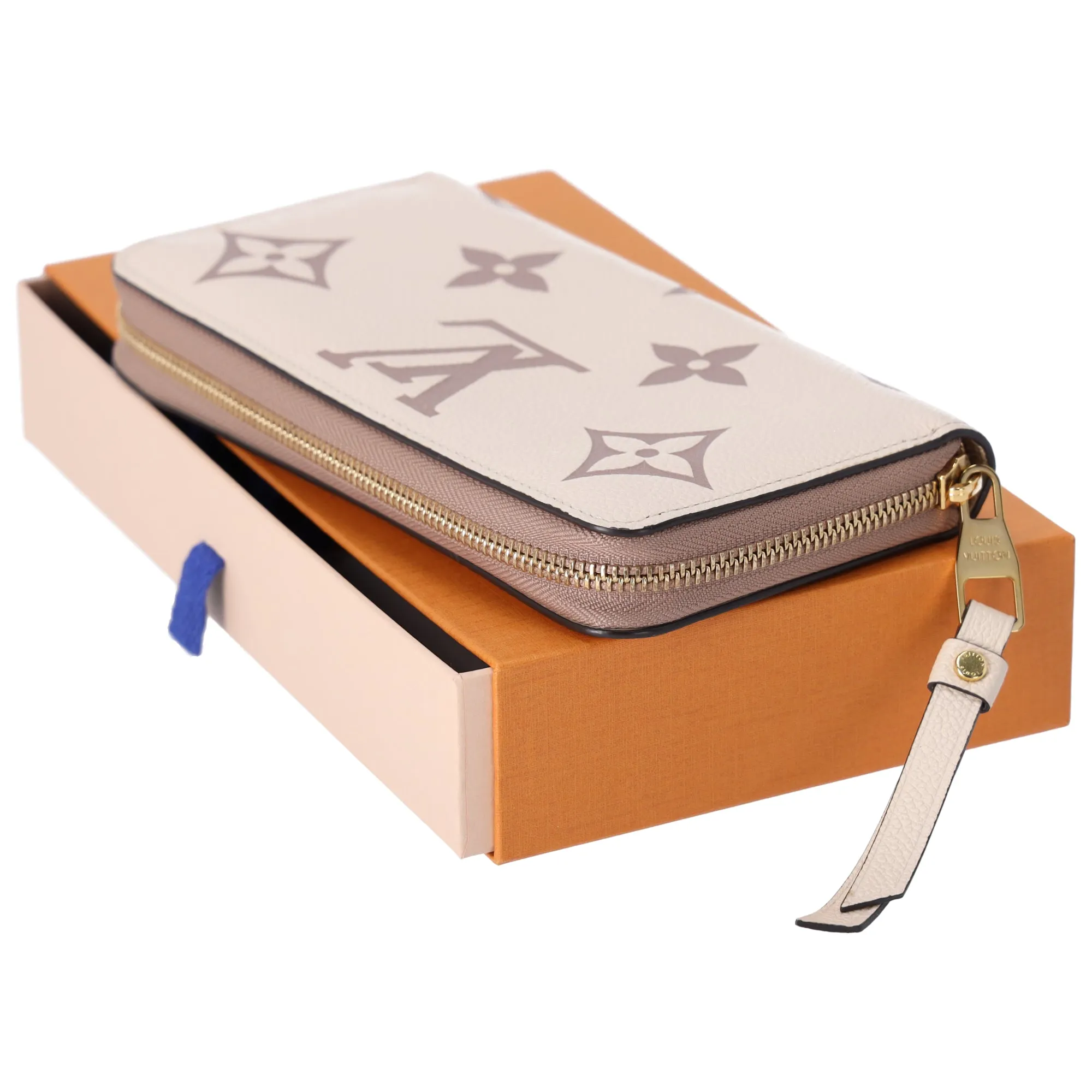 Louis Vuitton Zippy Wallet Bicolor Monogram Amplant M80116 Creme Bois de Rose sold by Gaby's Bags product image thumbnail 3