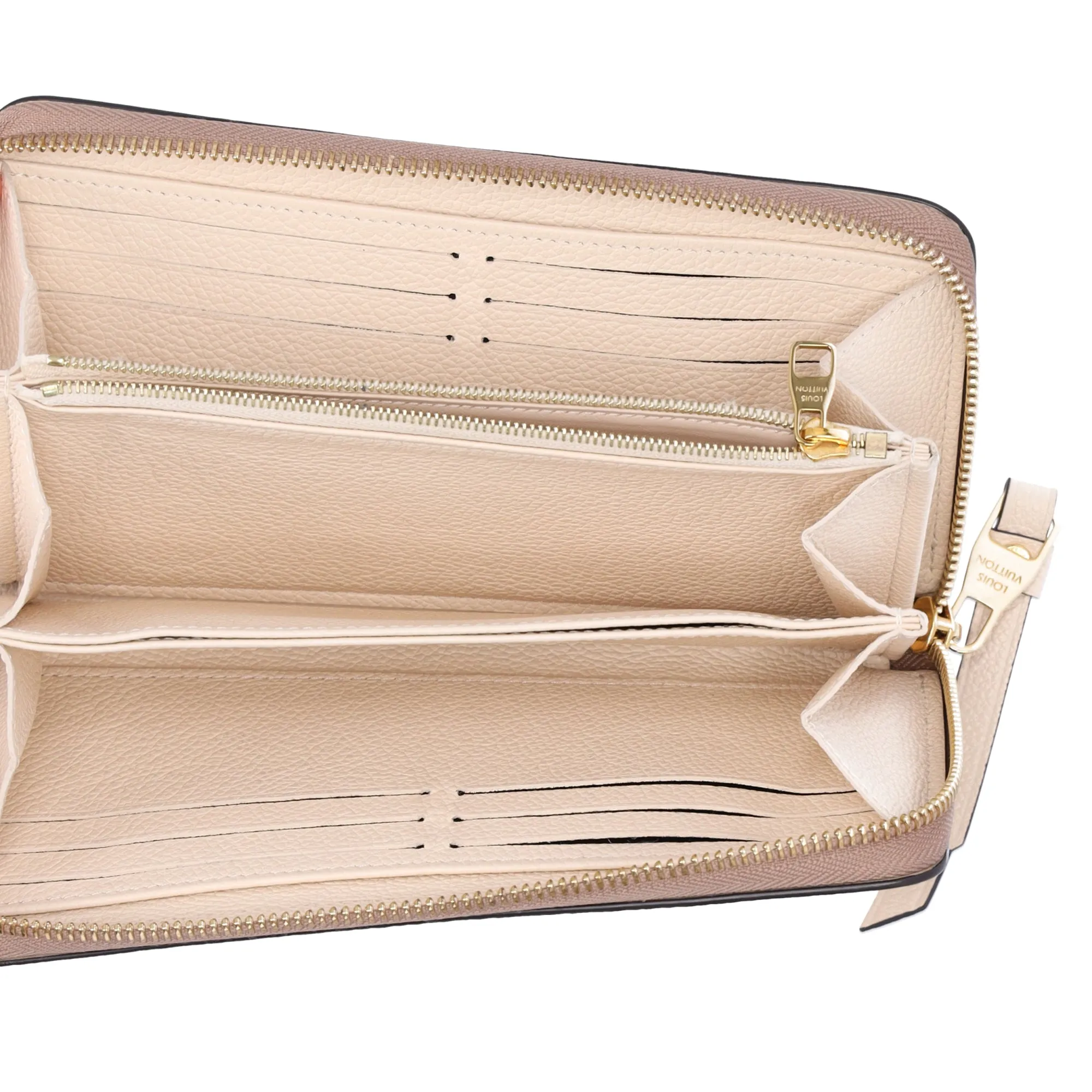 Louis Vuitton Zippy Wallet Bicolor Monogram Amplant M80116 Creme Bois de Rose sold by Gaby's Bags product image thumbnail 5