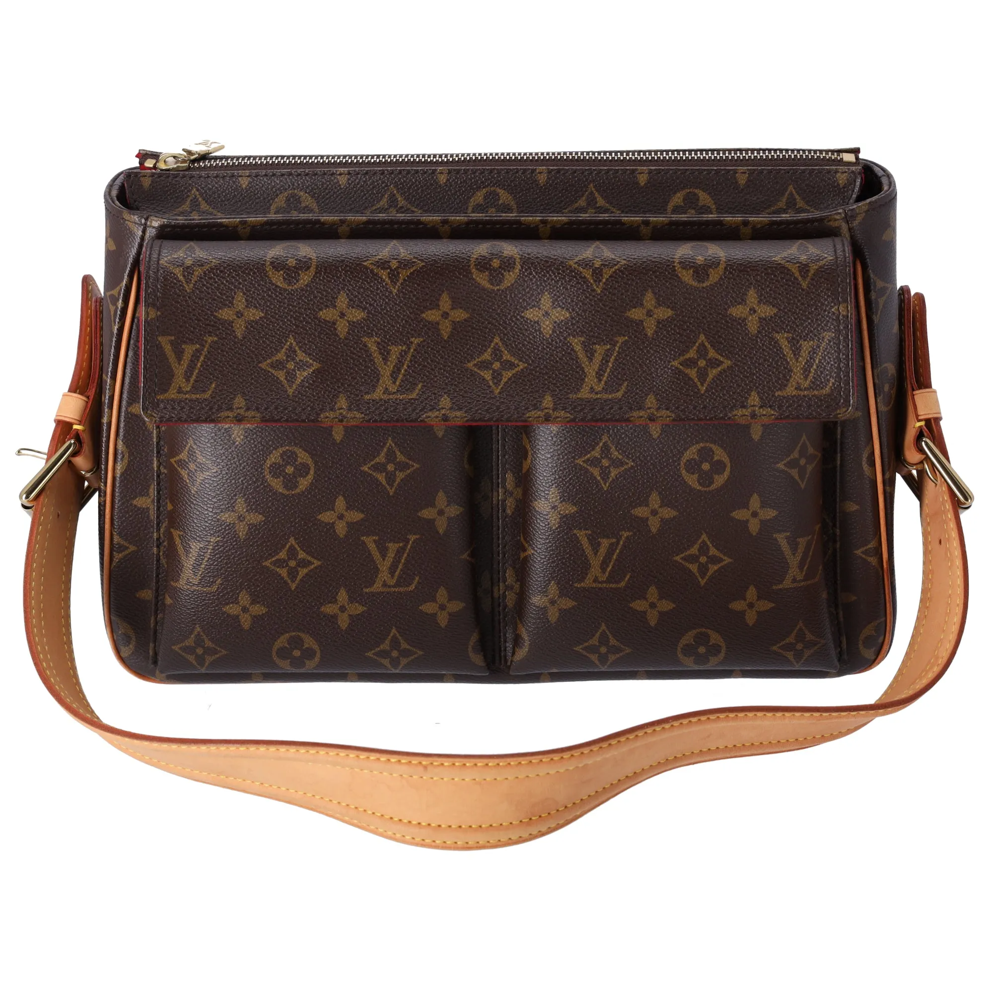 Louis Vuitton Viva Cite GM Monogram Shoulder Bag M51163 Brown sold by Gaby's Bags