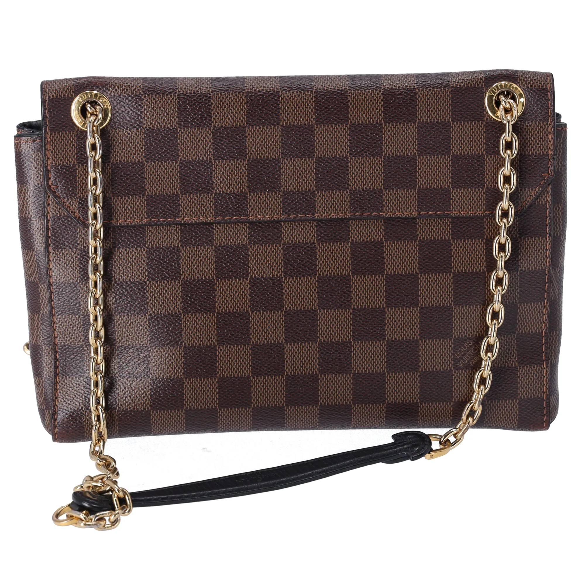 Louis Vuitton Vavin PM Damier Ebene Flap Shoulder Bag N40108 Brown Black Noir sold by Gaby's Bags product image thumbnail 4