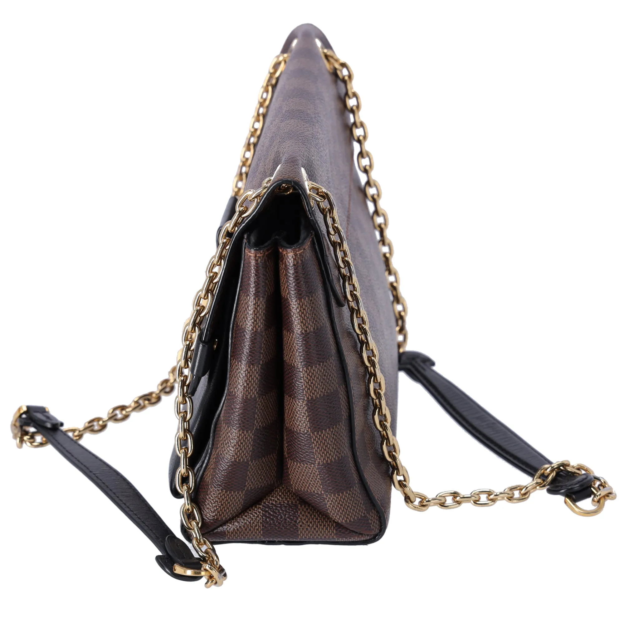 Louis Vuitton Vavin PM Damier Ebene Flap Shoulder Bag N40108 Brown Black Noir sold by Gaby's Bags product image thumbnail 3