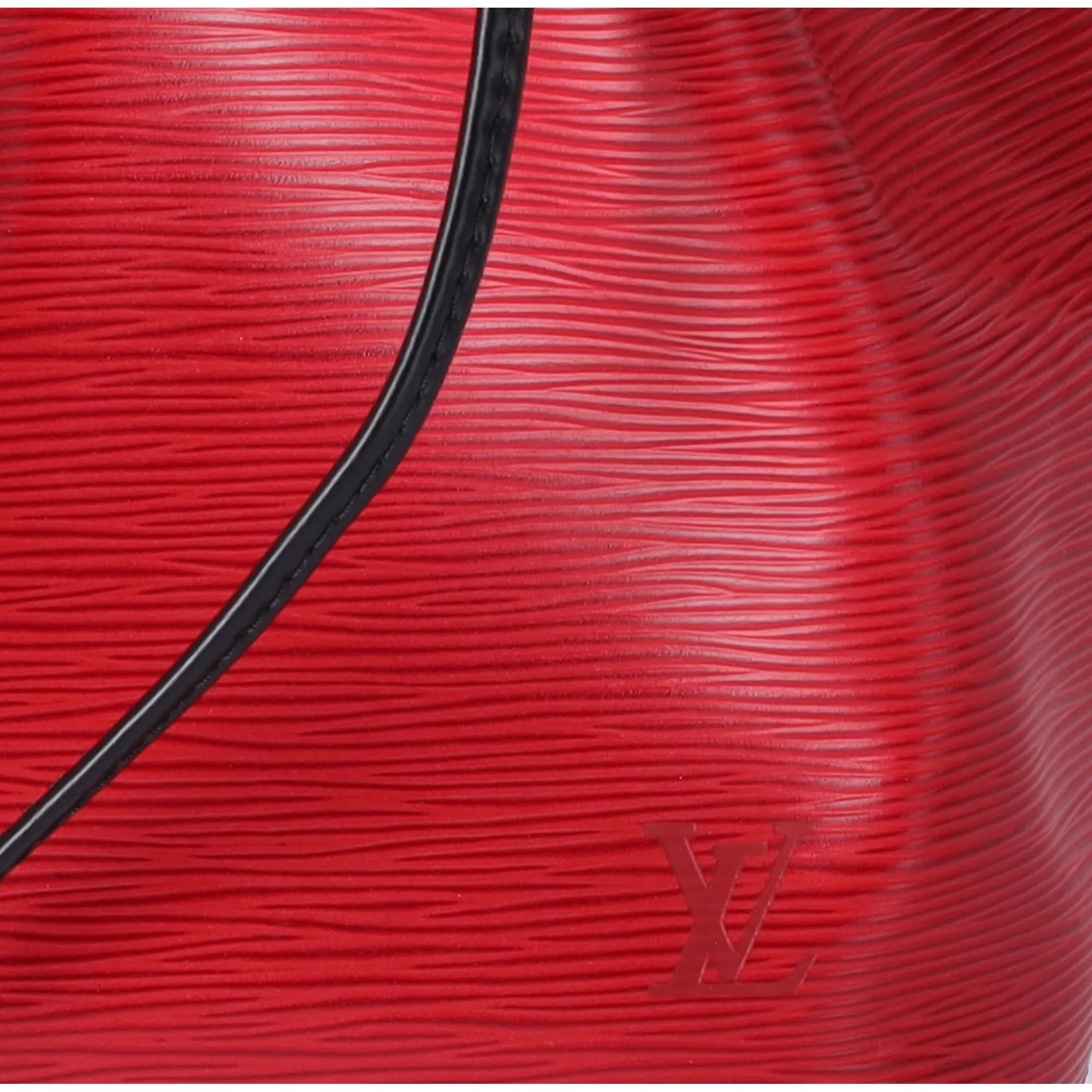 Louis Vuitton Petit Noe Epi Bucket Bag M44172 Bi-Color Castilian Red Noir sold by Gaby's Bags product image thumbnail 2