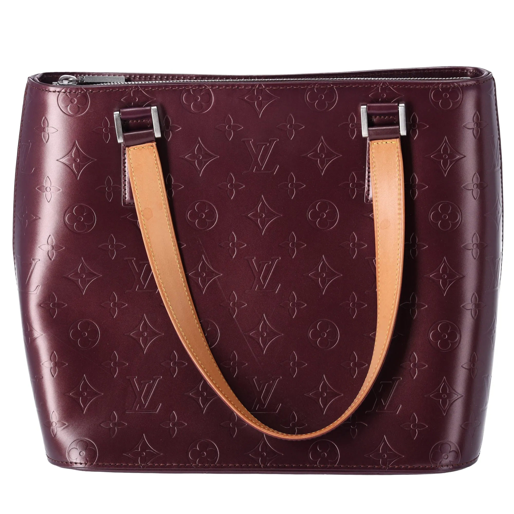 Louis Vuitton Stockton Monogram Matte Tote Bag M55116 Violet sold by Gaby's Bags product image thumbnail 4