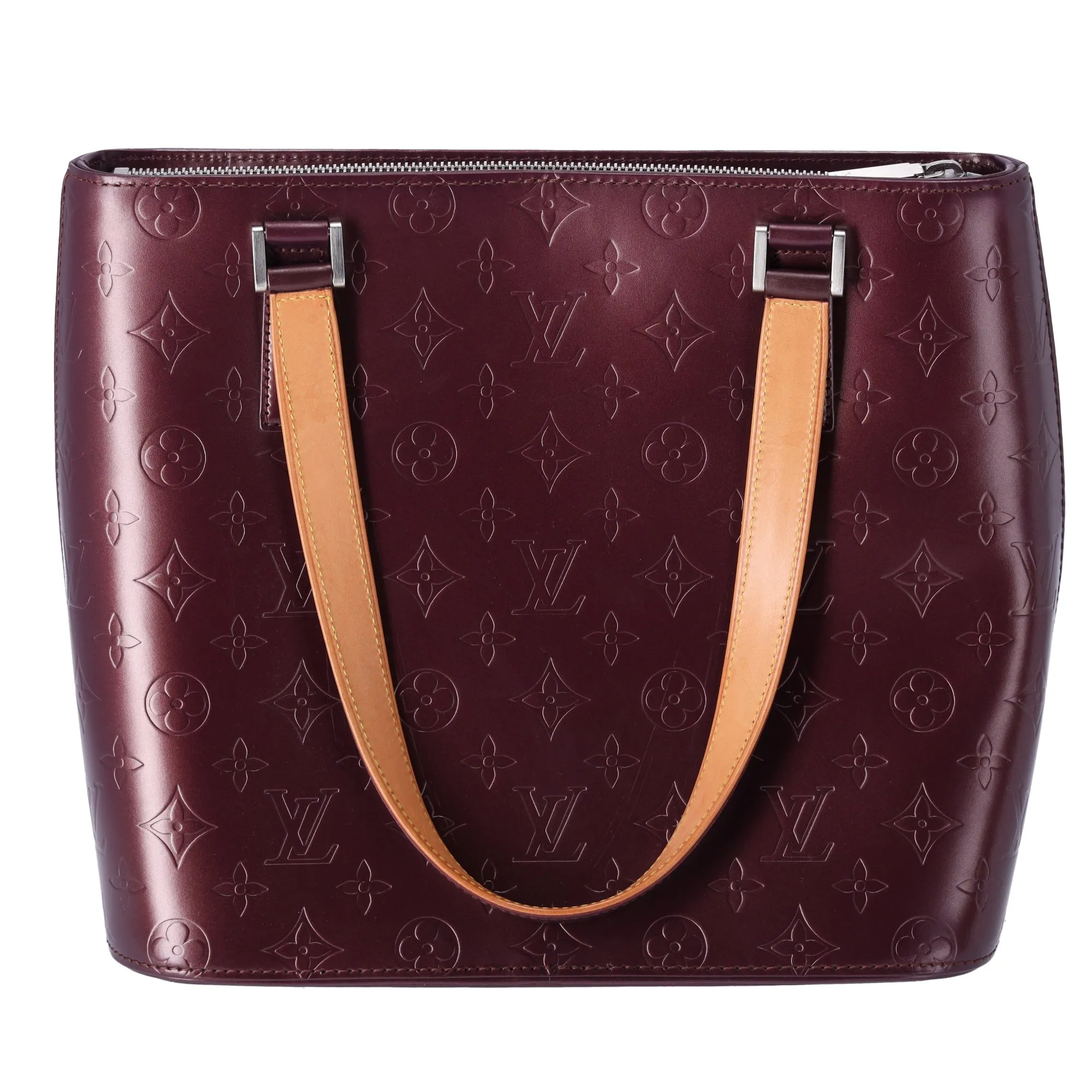 Louis Vuitton Stockton Monogram Matte Tote Bag M55116 Violet sold by Gaby's Bags