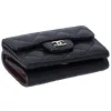 CHANEL Classic Quilted CC Trifold Wallet Black Caviar Leather AP0230 sold by Gaby's Bags