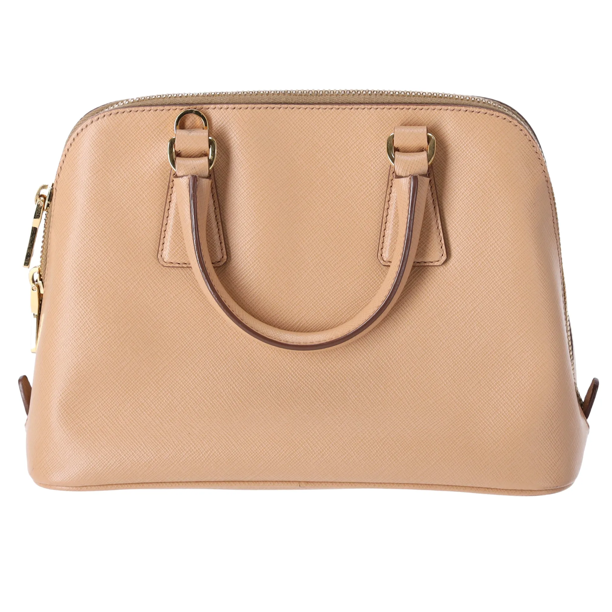 PRADA Promenade Small Handbag Shoulder Bag BL0838 Light Brown Leather sold by Gaby's Bags product image thumbnail 3