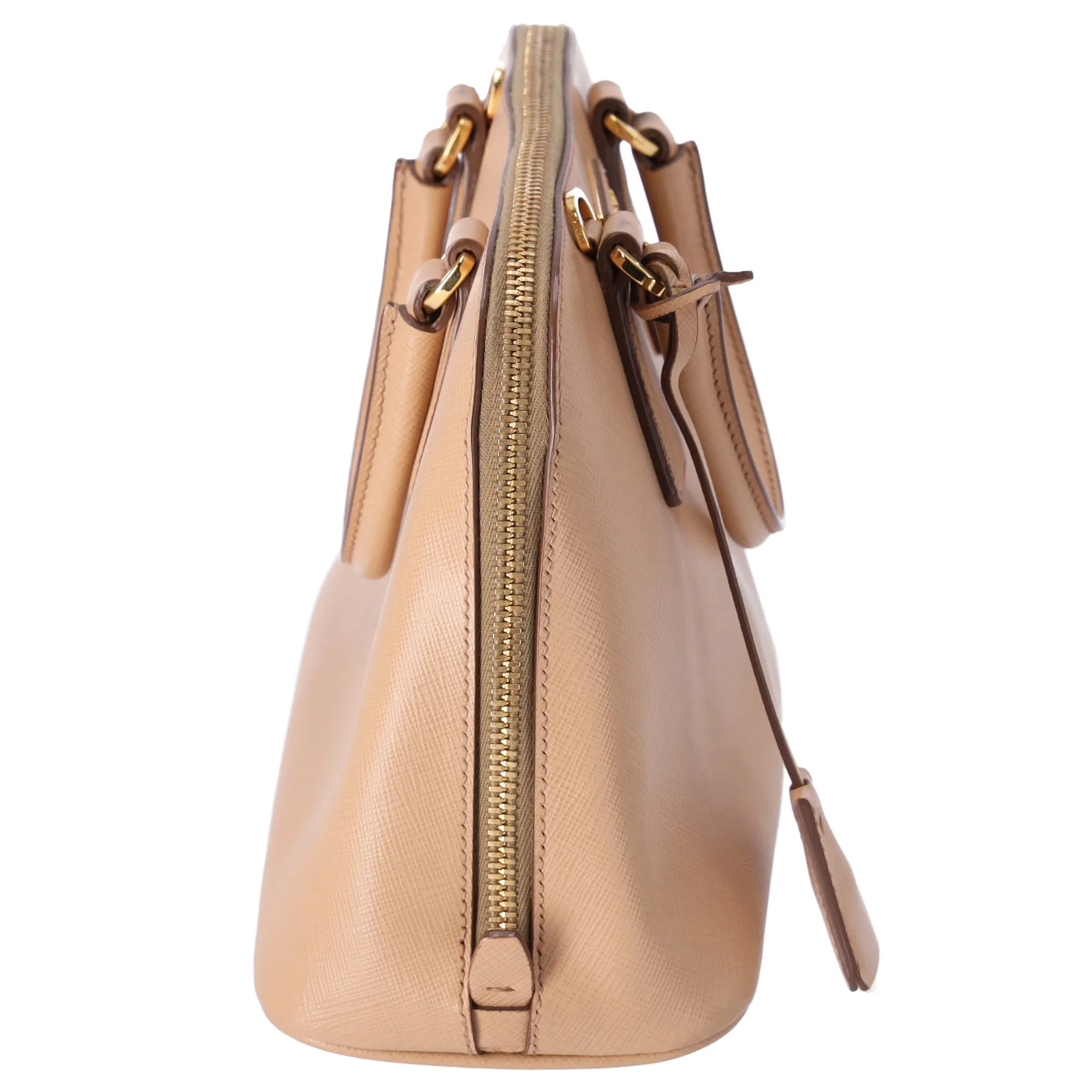 PRADA Promenade Small Handbag Shoulder Bag BL0838 Light Brown Leather sold by Gaby's Bags product image thumbnail 4