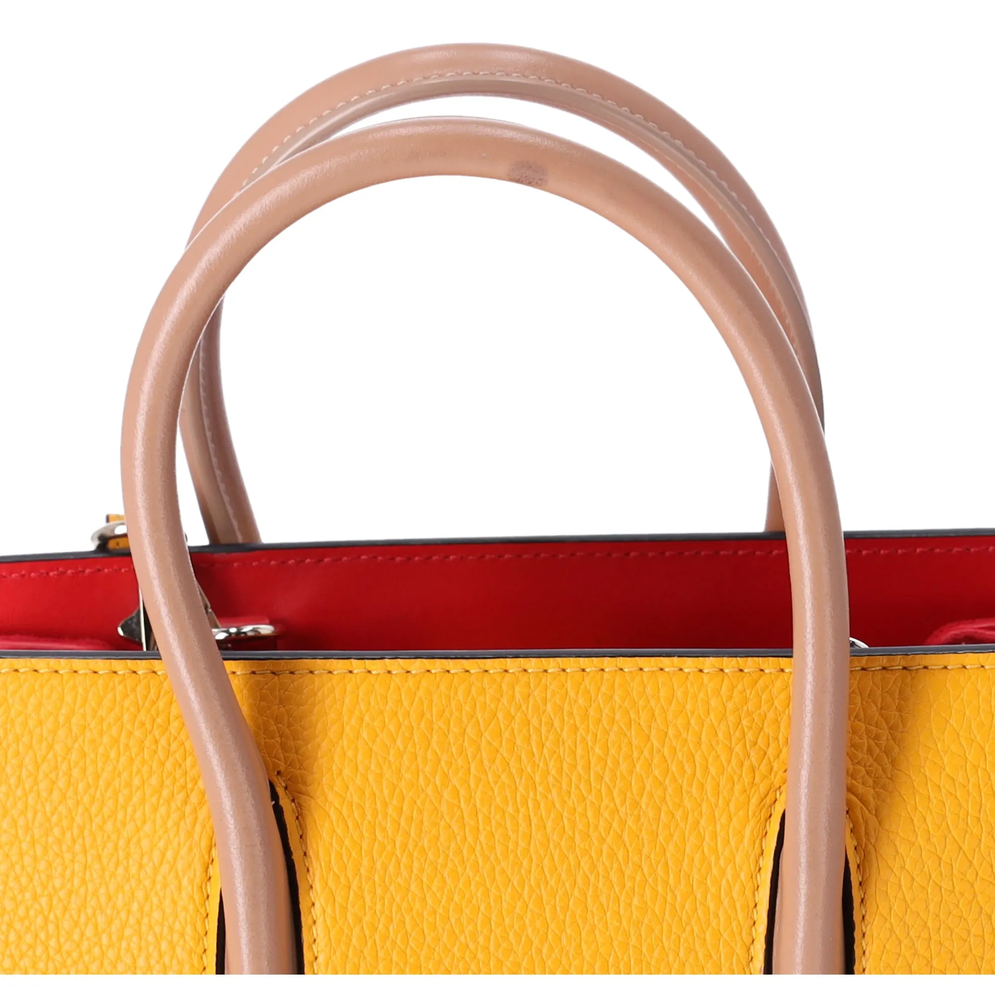 Christian Louboutin Paloma Small Handbag 1175126 Yellow Beige Multi Calf Leather sold by Gaby's Bags product image thumbnail 2