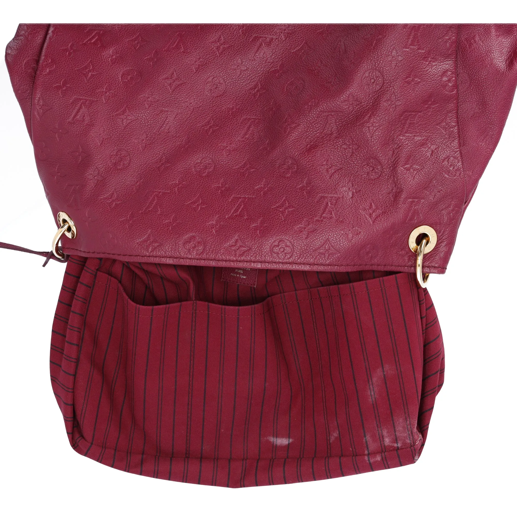 Louis Vuitton Artsy MM Monogram Empreinte Hobo Tote Aurore Dark Pink Leather sold by Gaby's Bags product image thumbnail 2