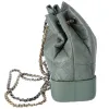 CHANEL Gabrielle Medium Backpack Khaki Green Aged Calf Leather sold by Gaby's Bags