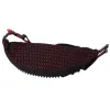 Christian Louboutin Paris to New York City Bum Bag 3195046 Black Red sold by Gaby's Bags