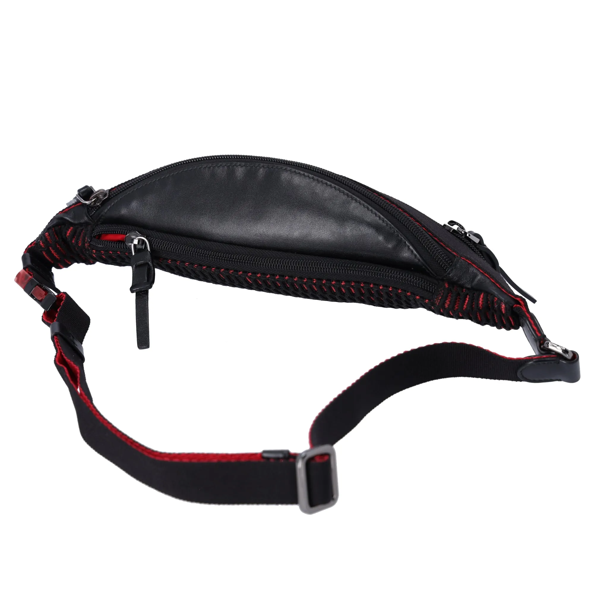 Christian Louboutin Paris to New York City Bum Bag 3195046 Black Red sold by Gaby's Bags product image thumbnail 2