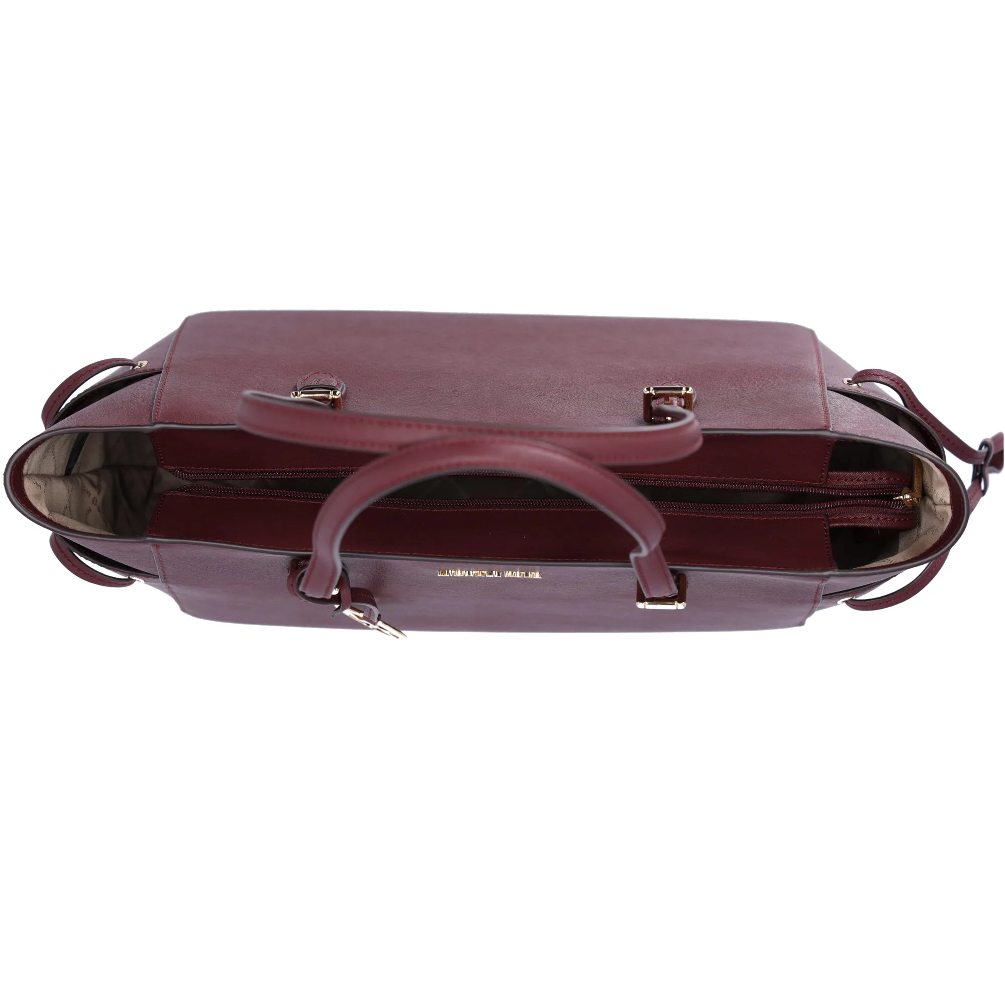 Michael Kors Gilly Large Drawstring Tote Oxblood Saffiano Leather sold by Gaby's Bags product image thumbnail 5