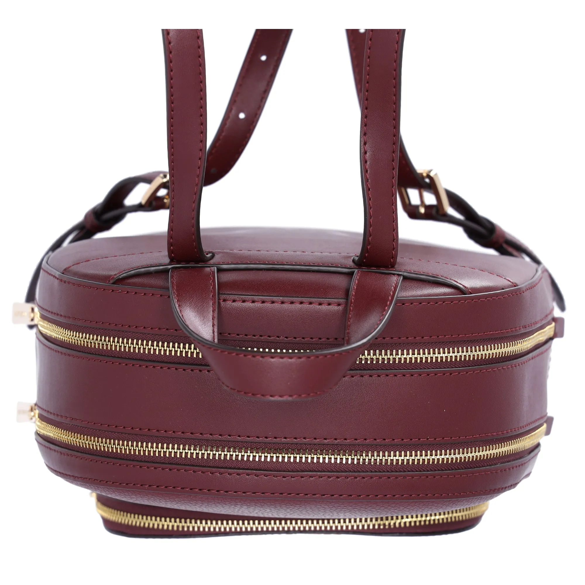 Michael Kors Jaycee Medium Leather Zip Pocket Backpack Oxblood sold by Gaby's Bags product image thumbnail 4
