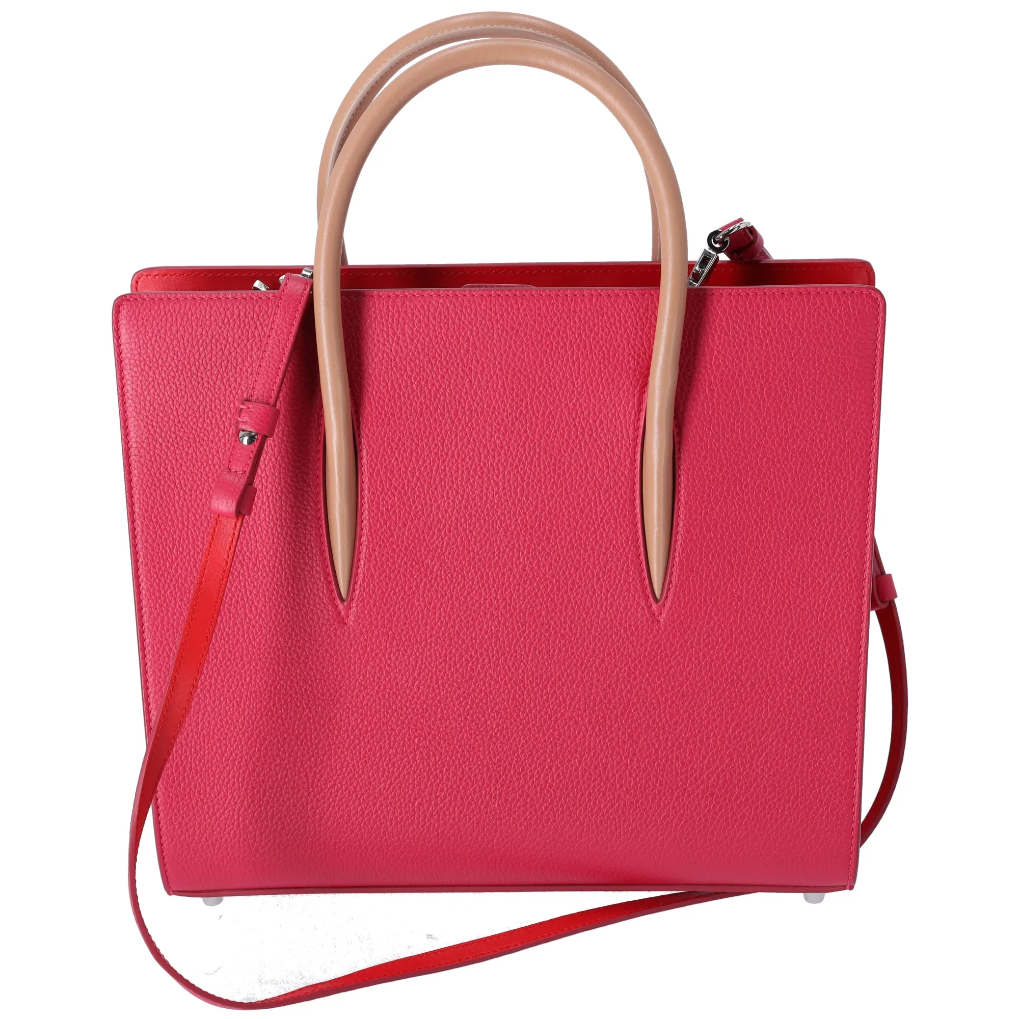 Christian Louboutin Paloma Medium Tote Leather Red Studded sold by Gaby's Bags product image thumbnail 4