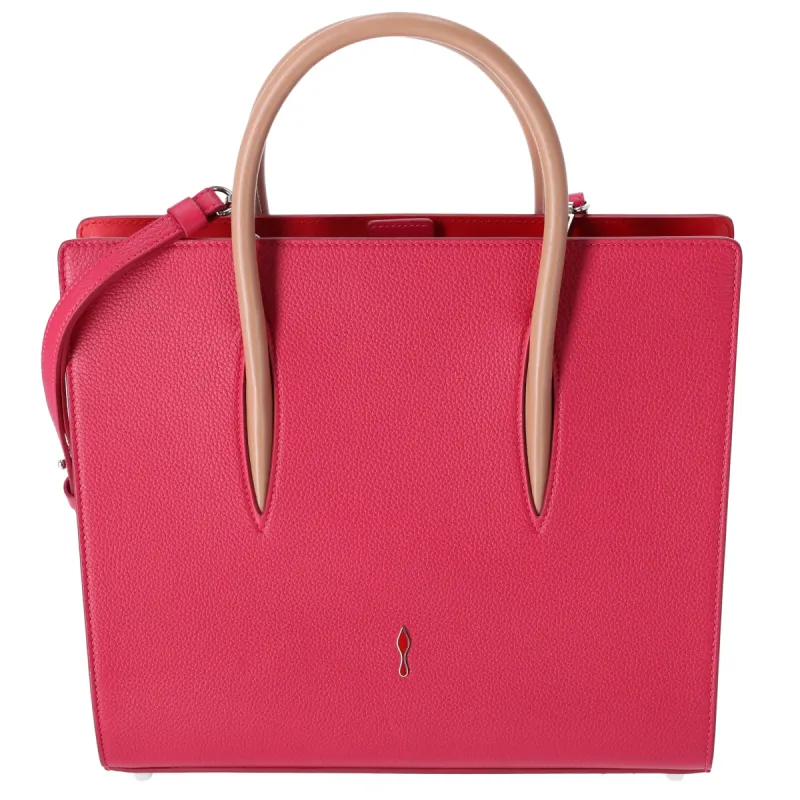 Christian Louboutin Paloma Medium Tote Leather Red Studded made by Christian Louboutin