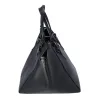 Christian Louboutin Small Cabachic Tote Calfskin Empire Spike Studded Black sold by Gaby's Bags