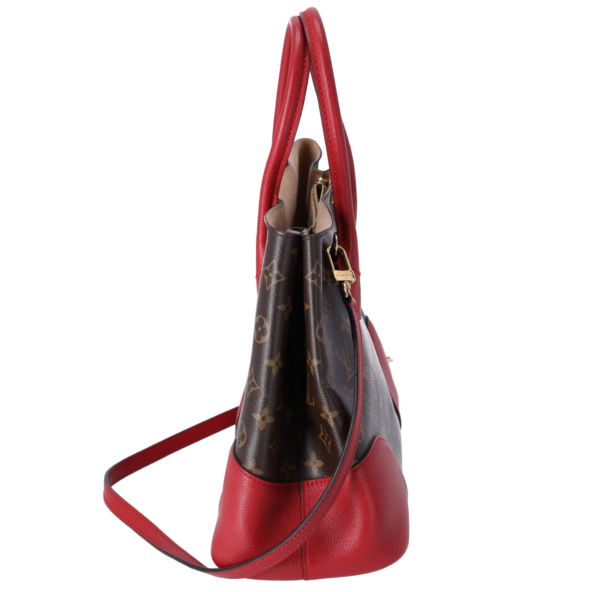 Louis Vuitton Flandrin Triple Compartment Satchel Monogram Brown Cerise M41596 sold by Gaby's Bags product image thumbnail 3