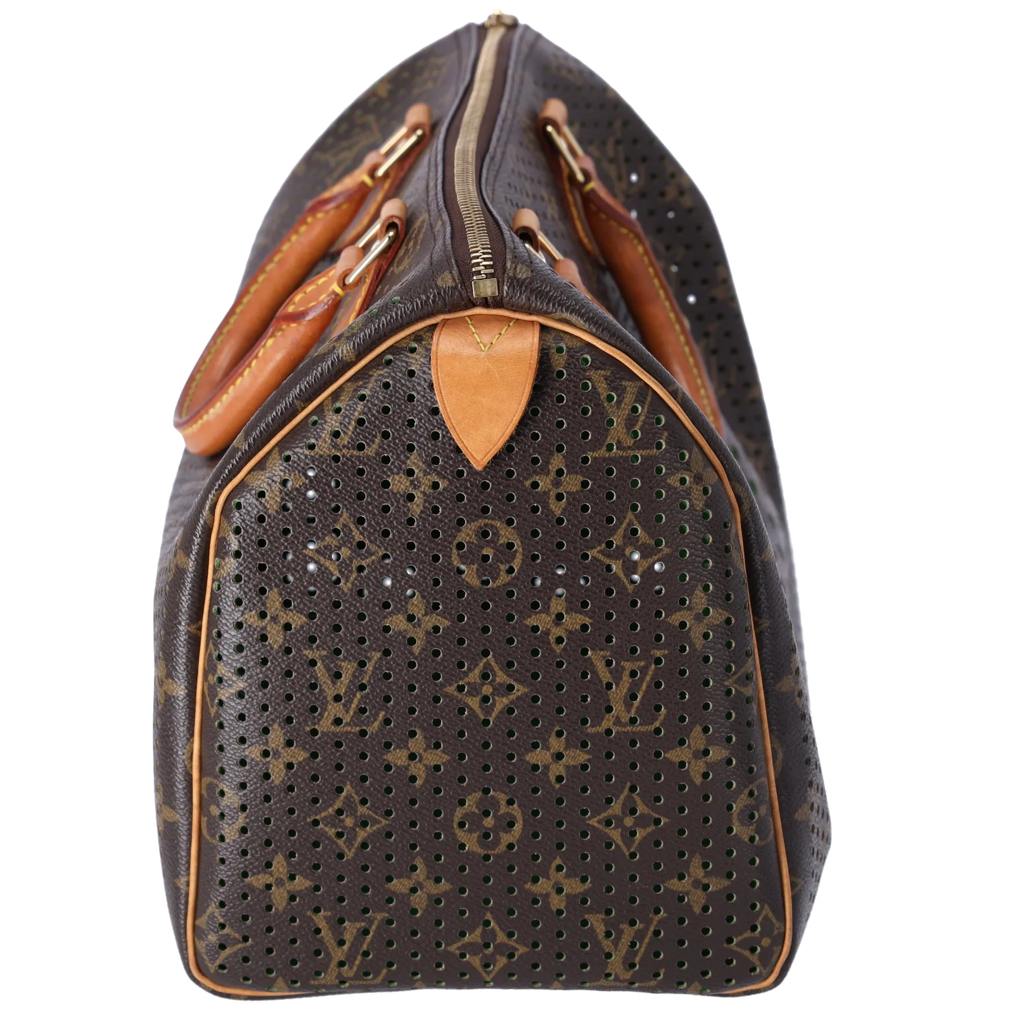 Louis Vuitton Speedy 30 Monogram Perforated Handbag M95181 Vert Green sold by Gaby's Bags product image thumbnail 5