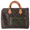 Louis Vuitton Speedy 30 Monogram Perforated Handbag M95181 Vert Green sold by Gaby's Bags