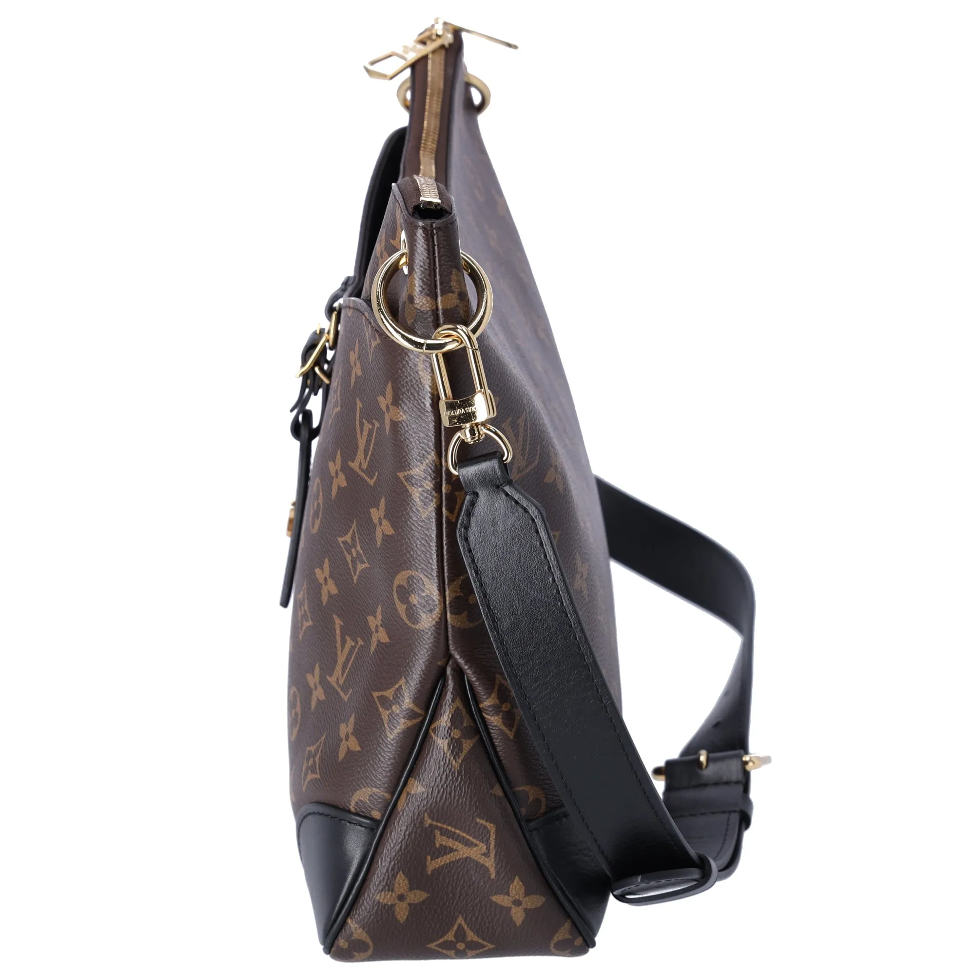 Louis Vuitton Monogram Odeon NM MM Messenger Bag Brown Noir Black sold by Gaby's Bags product image thumbnail 3