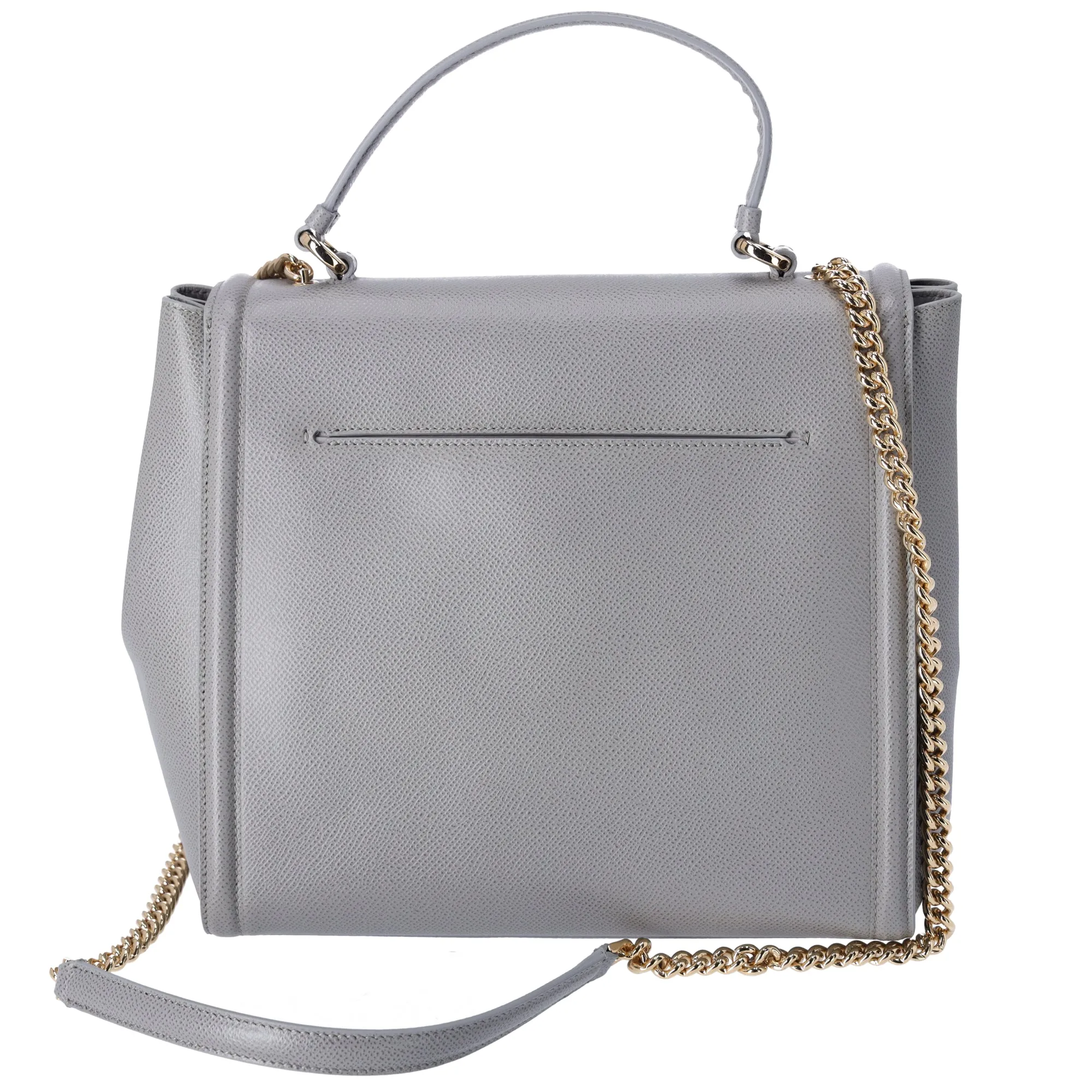 Salvatore Ferragamo Carry Shoulder Bag 21G697 Gray Leather sold by Gaby's Bags product image thumbnail 4