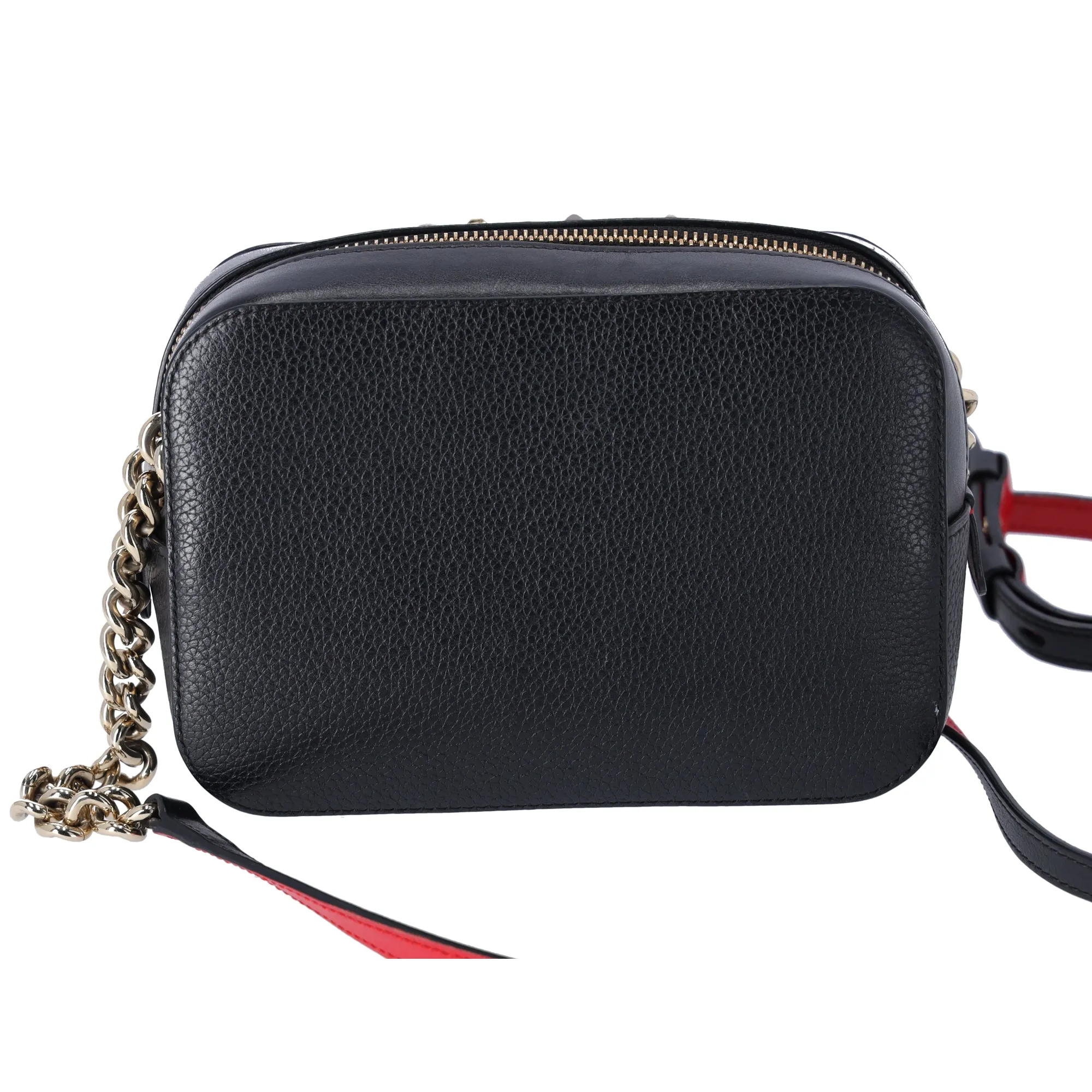 Christian Louboutin Rubylou Mini Shoulder Bag 3185262 Black Suede Leather sold by Gaby's Bags product image thumbnail 4