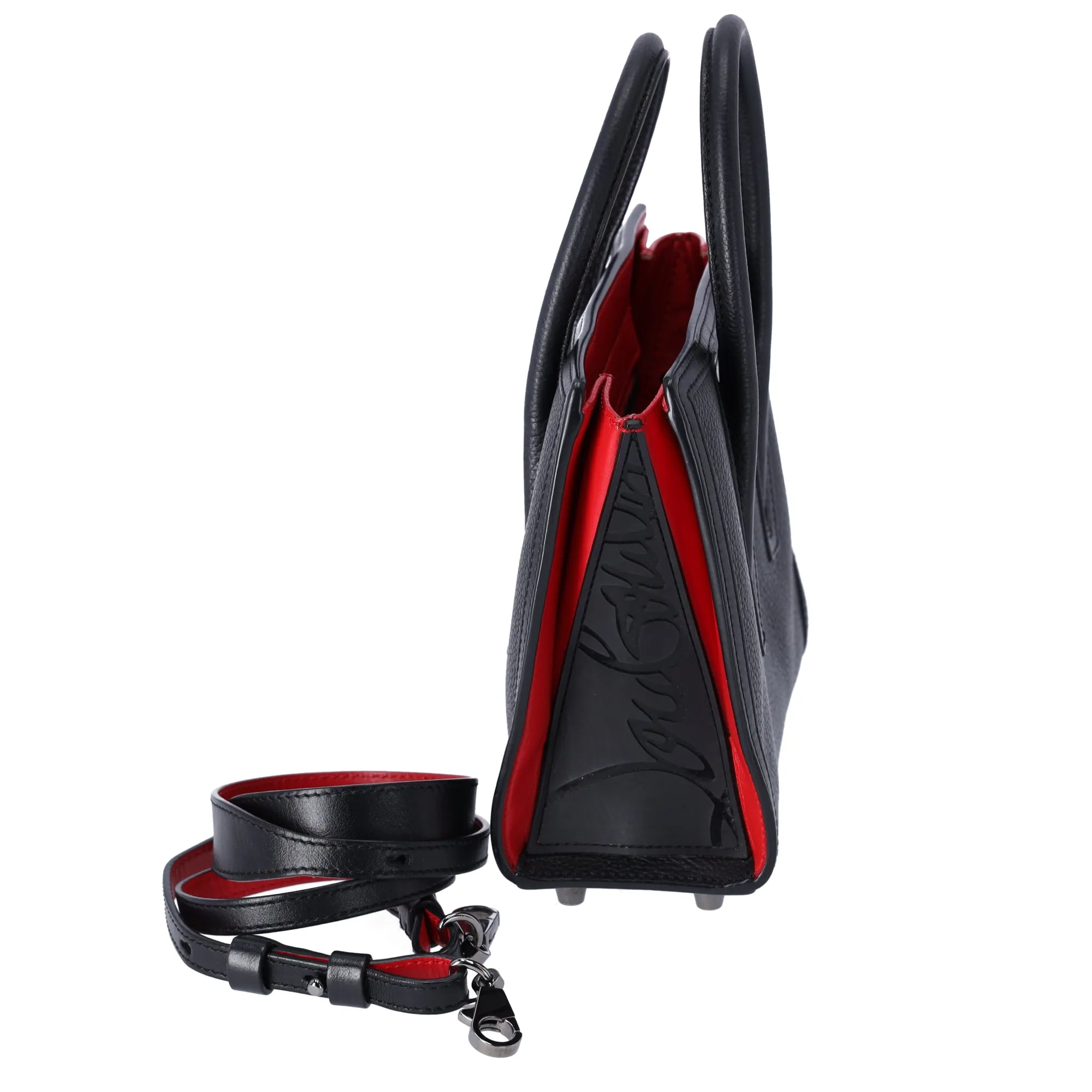 Christian Louboutin Paloma S Mini Handbag Black Red Leather sold by Gaby's Bags product image thumbnail 3