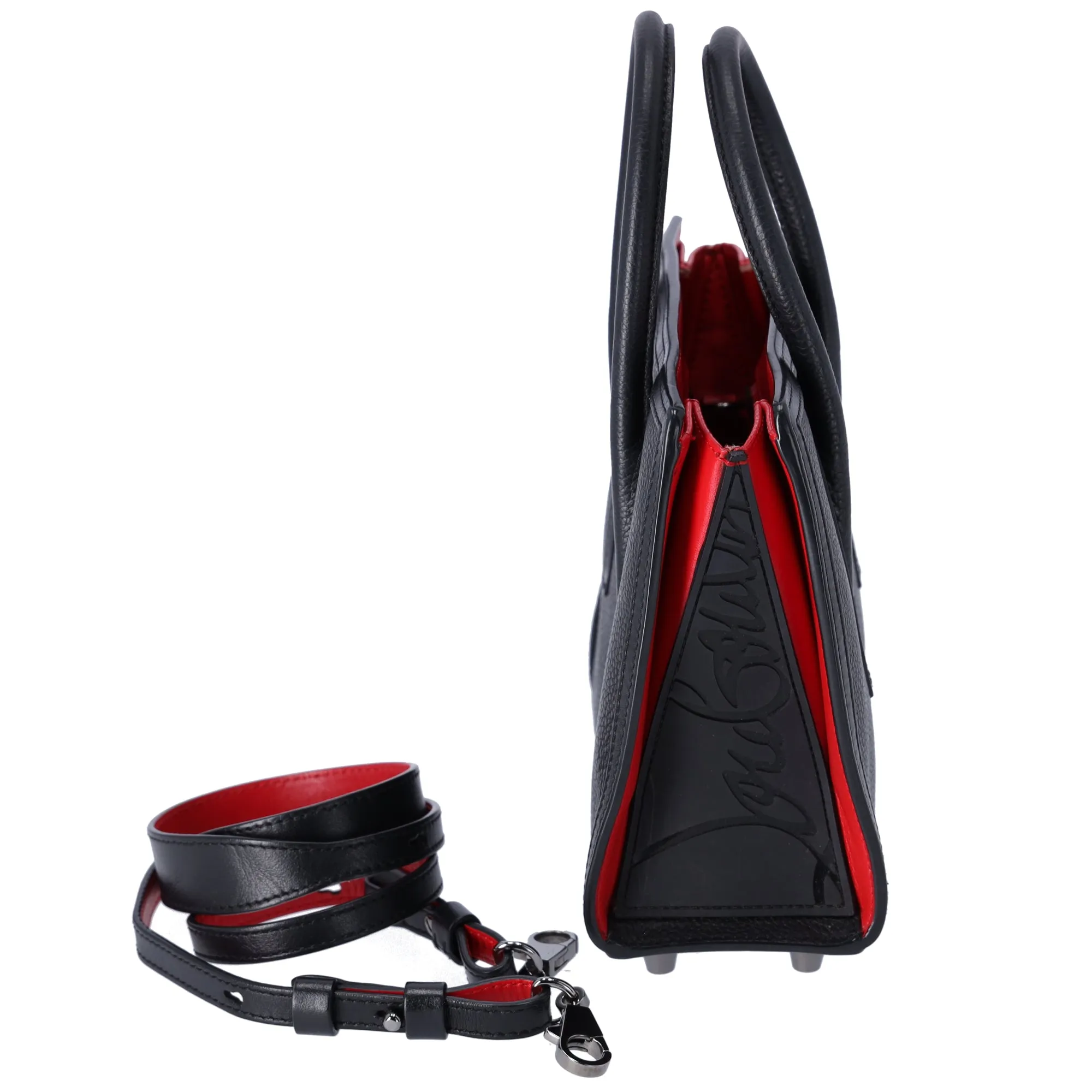 Christian Louboutin Paloma S Mini Handbag Black Red Leather sold by Gaby's Bags product image thumbnail 5