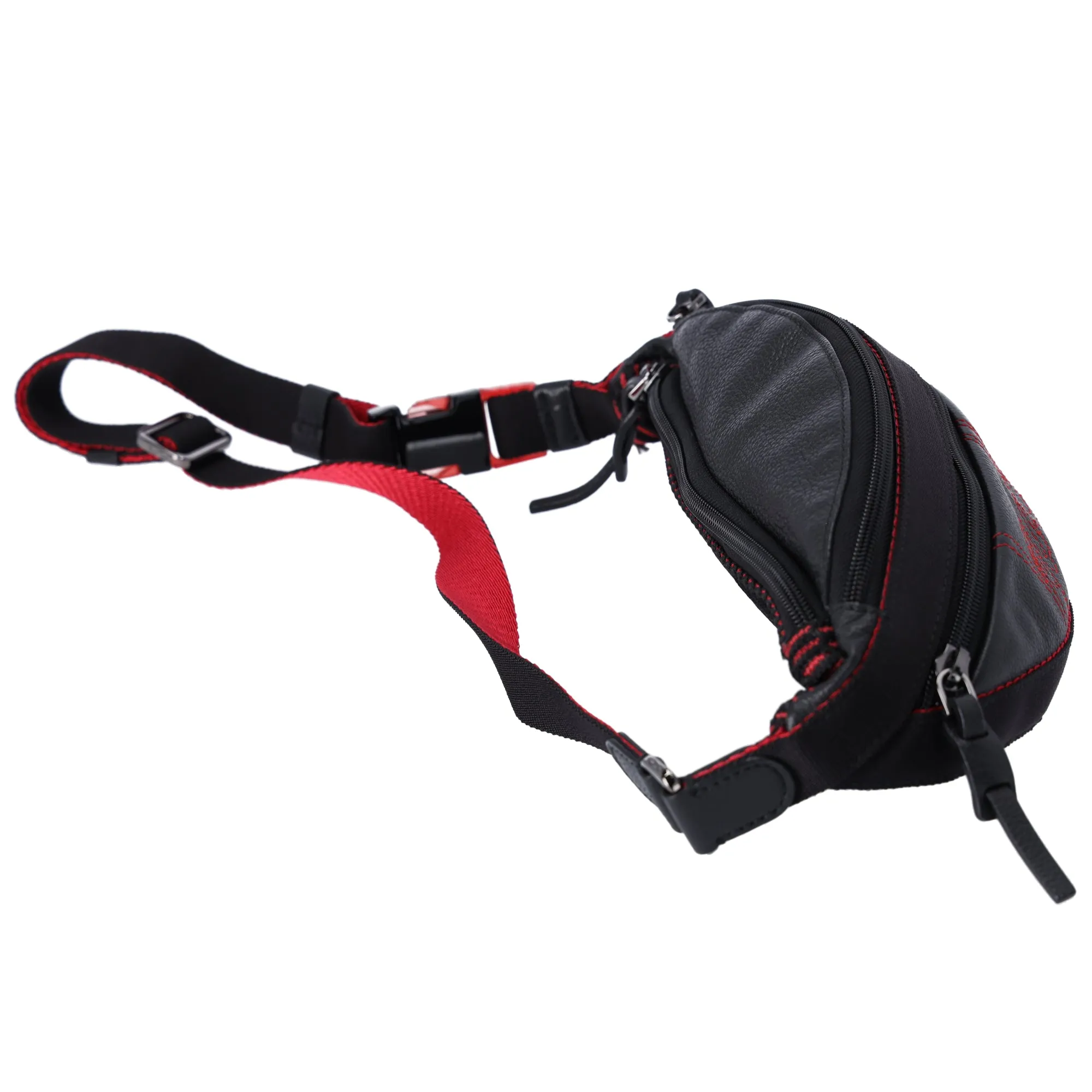 Christian Louboutin Paris to New York City Bum Bag 3195045 Black Red sold by Gaby's Bags product image thumbnail 3