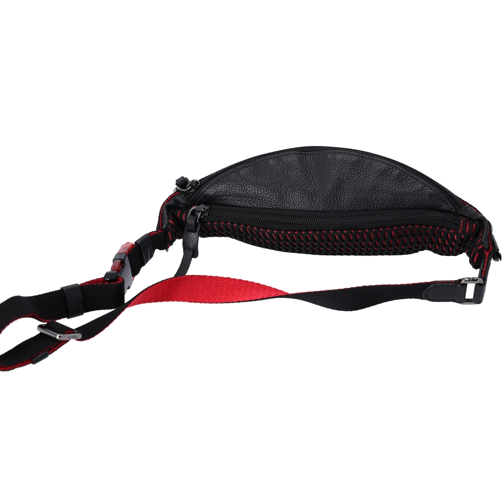 Christian Louboutin Paris to New York City Bum Bag 3195045 Black Red sold by Gaby's Bags product image thumbnail 4