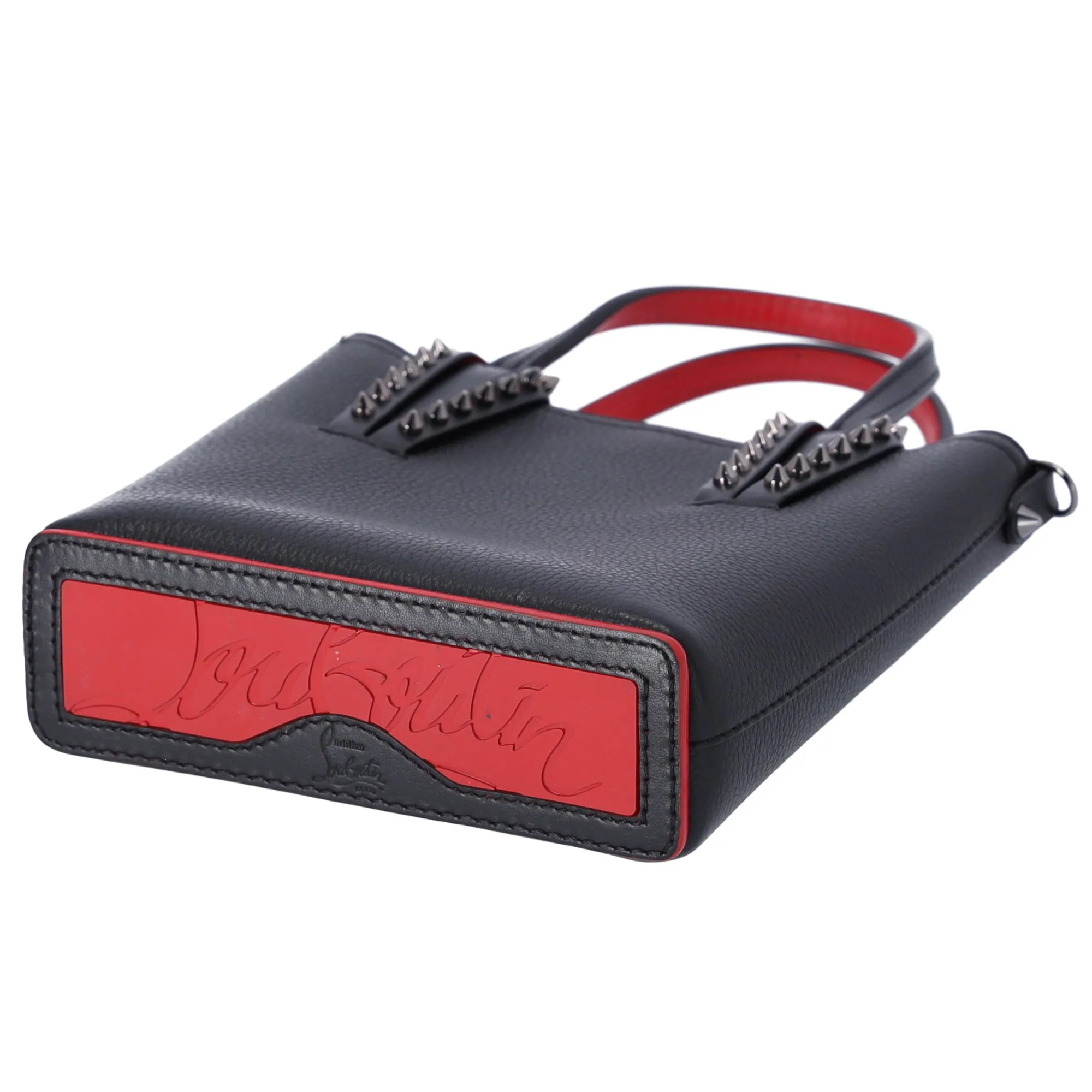 Christian Louboutin Cabata NS Mini Tote Crossbody Bag Black Leather sold by Gaby's Bags product image thumbnail 5
