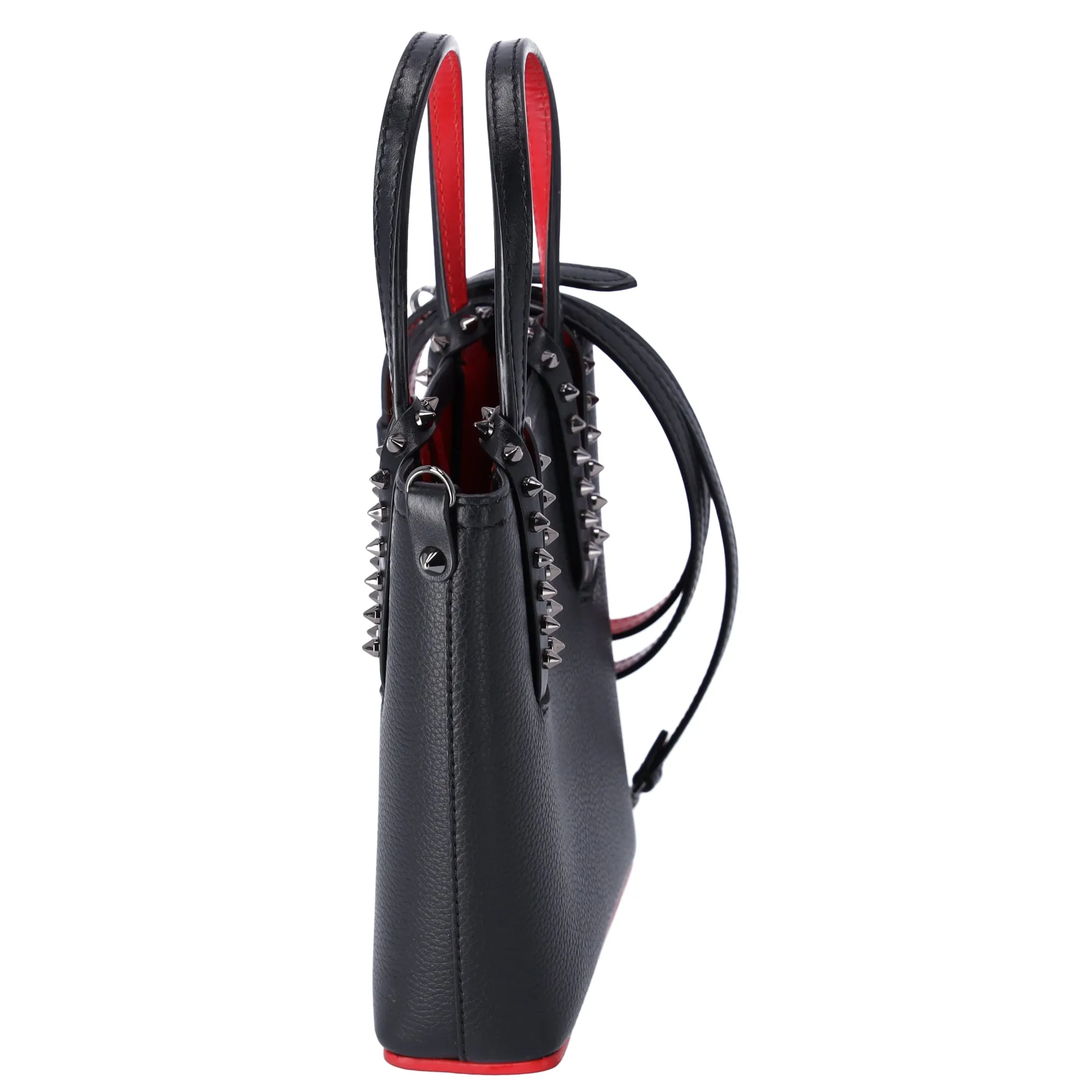 Christian Louboutin Cabata NS Mini Tote Crossbody Bag Black Leather sold by Gaby's Bags product image thumbnail 3
