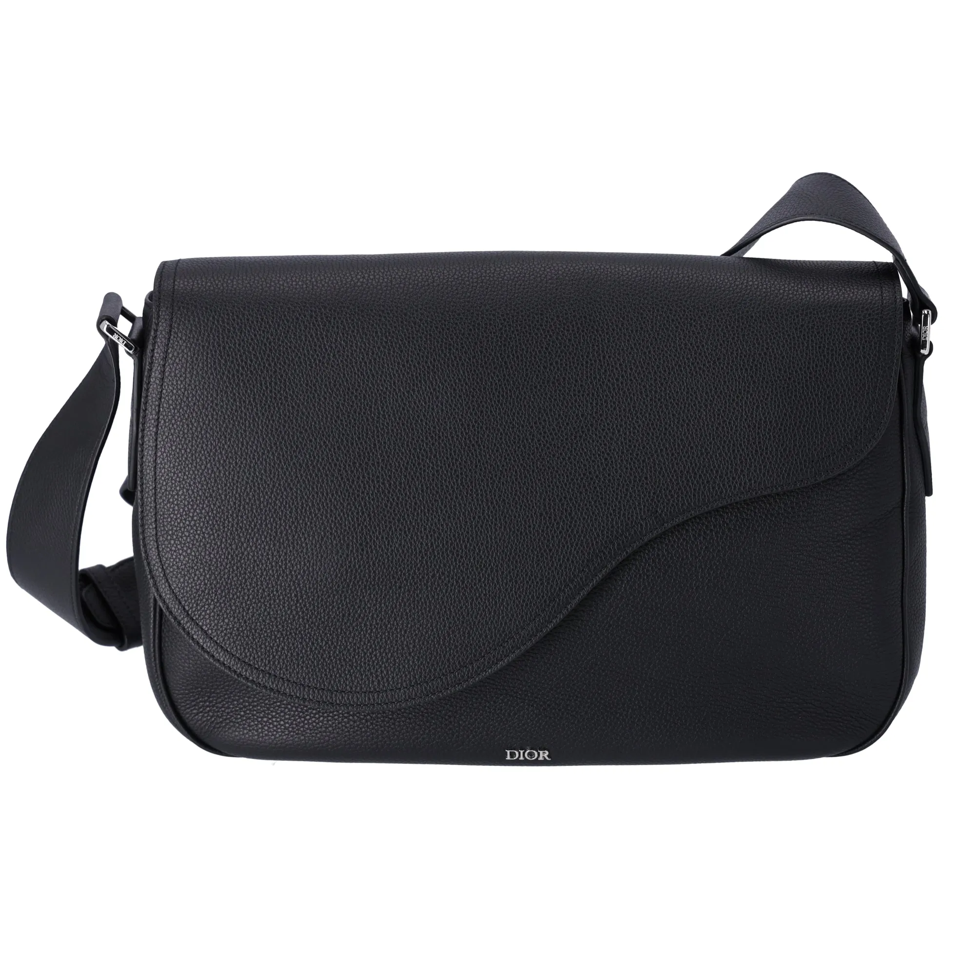 Christian Dior Saddle Messenger Bag Shoulder Bag 1ADME130YMJ Black Leather sold by Gaby's Bags