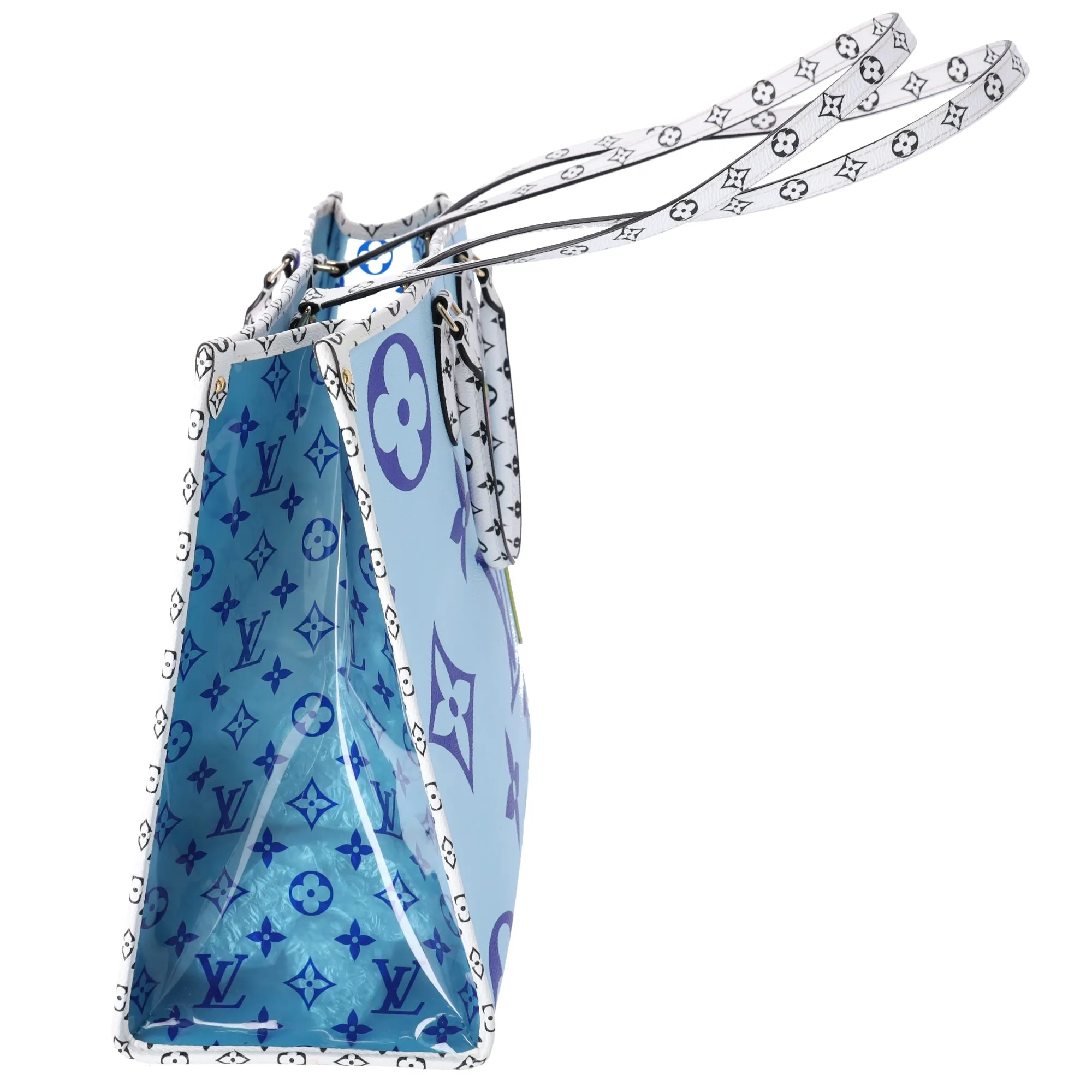 Louis Vuitton Onthego GM Tote Giant Monogram Hawaii Blue M44683 sold by Gaby's Bags product image thumbnail 5