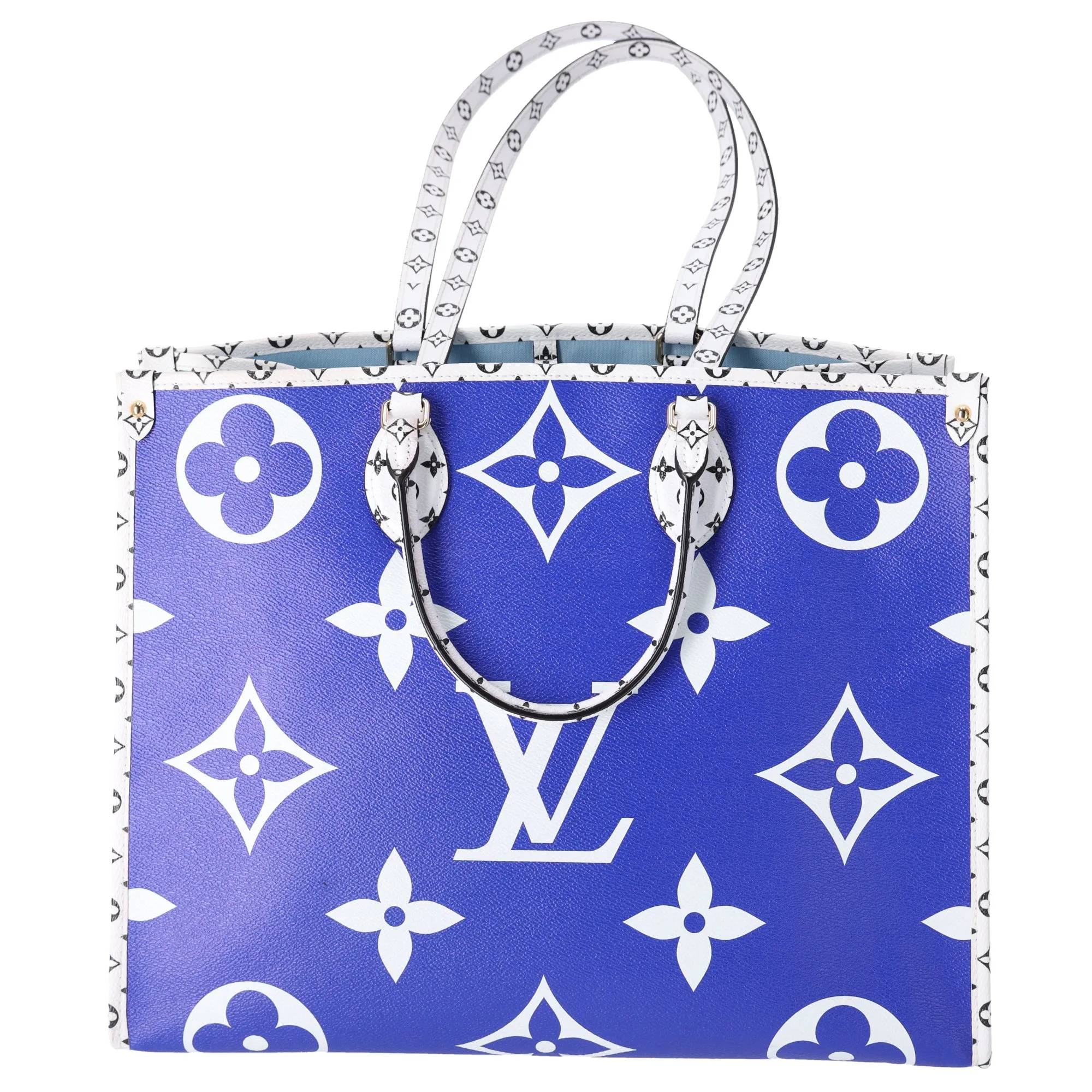 Louis Vuitton Onthego GM Tote Giant Monogram Hawaii Blue M44683 sold by Gaby's Bags product image thumbnail 4