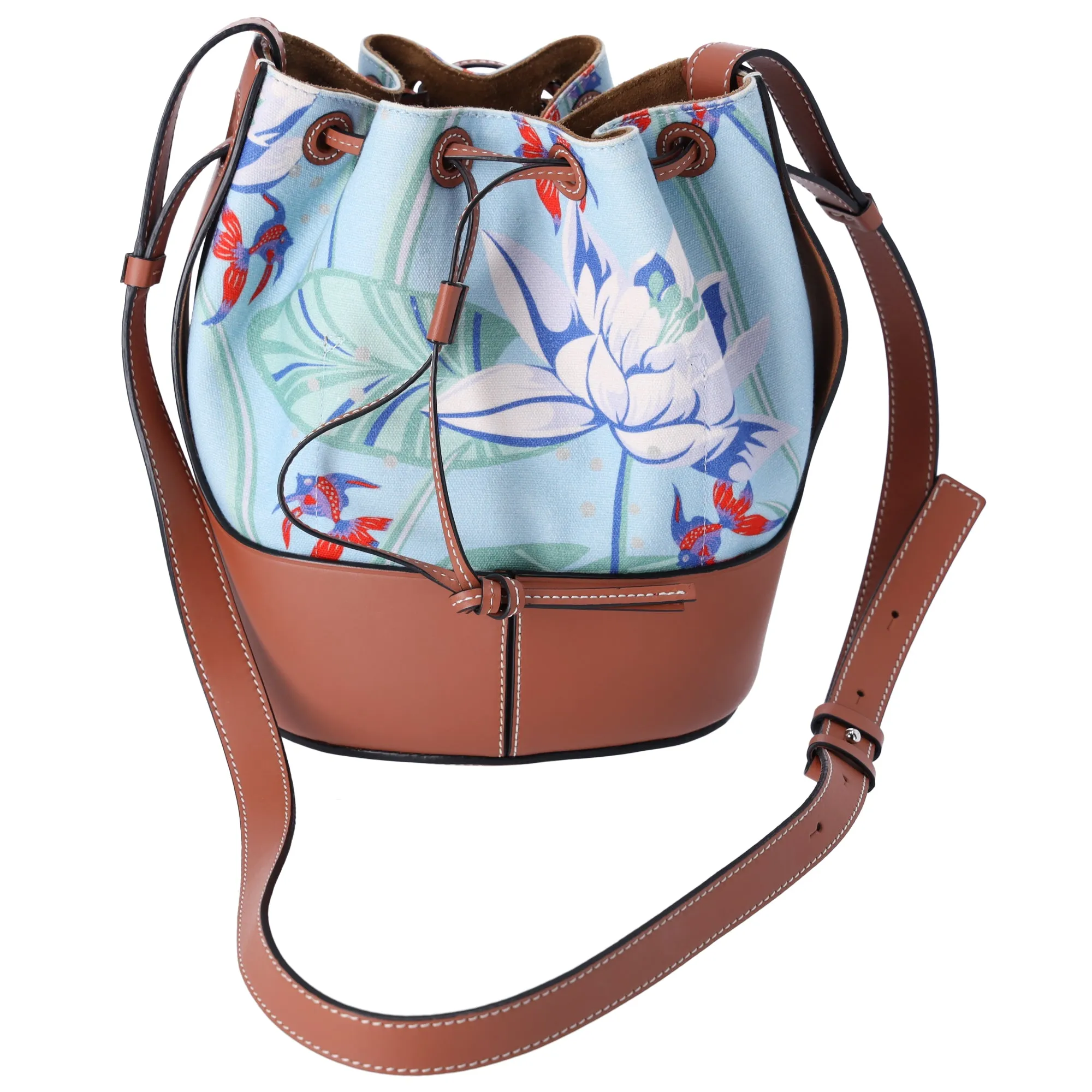 LOEWE Balloon Bag Small Shoulder Bag 328.04AC31 Light Blue Floral sold by Gaby's Bags product image thumbnail 3
