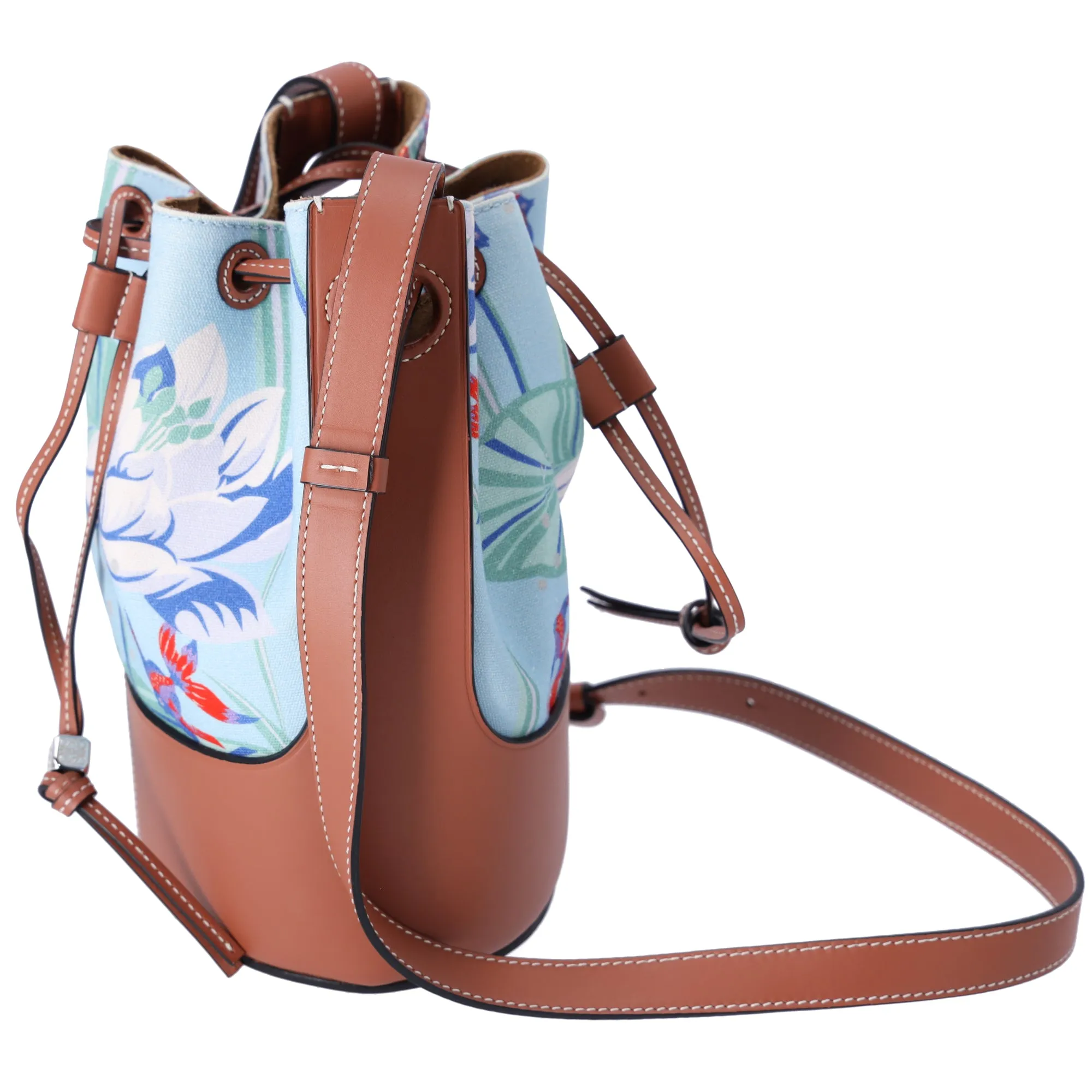LOEWE Balloon Bag Small Shoulder Bag 328.04AC31 Light Blue Floral sold by Gaby's Bags product image thumbnail 2