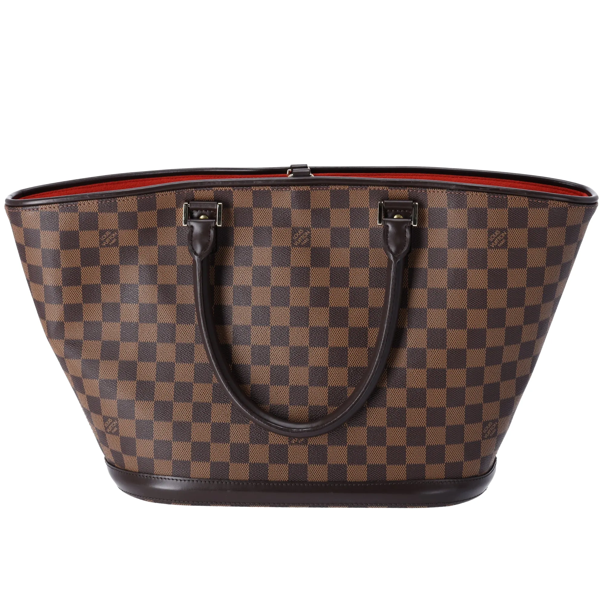 Louis Vuitton Manosque GM Damier Ebene Tote Bag N51120 + Pouch sold by Gaby's Bags product image thumbnail 5