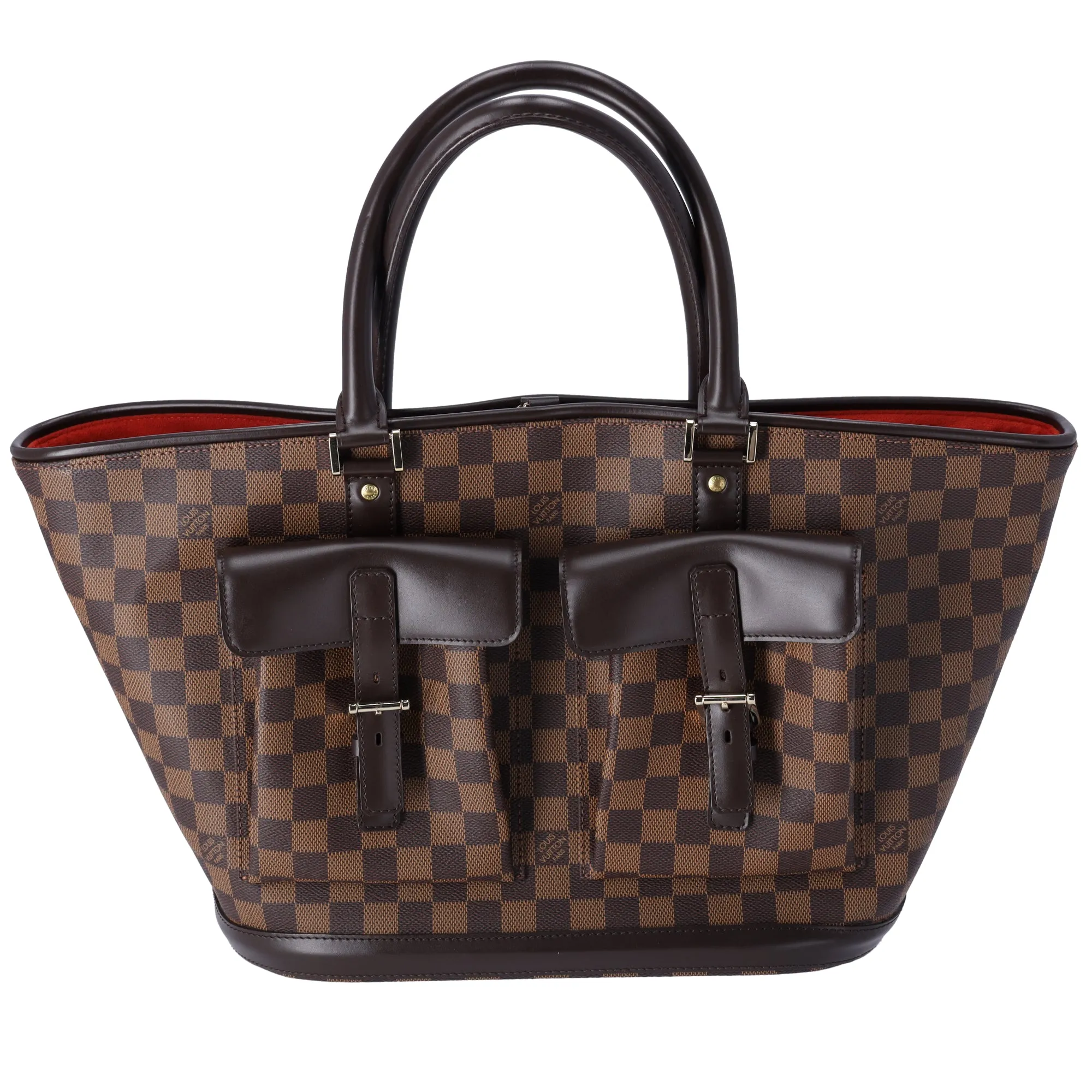 Louis Vuitton Manosque GM Damier Ebene Tote Bag N51120 + Pouch sold by Gaby's Bags product image thumbnail 3
