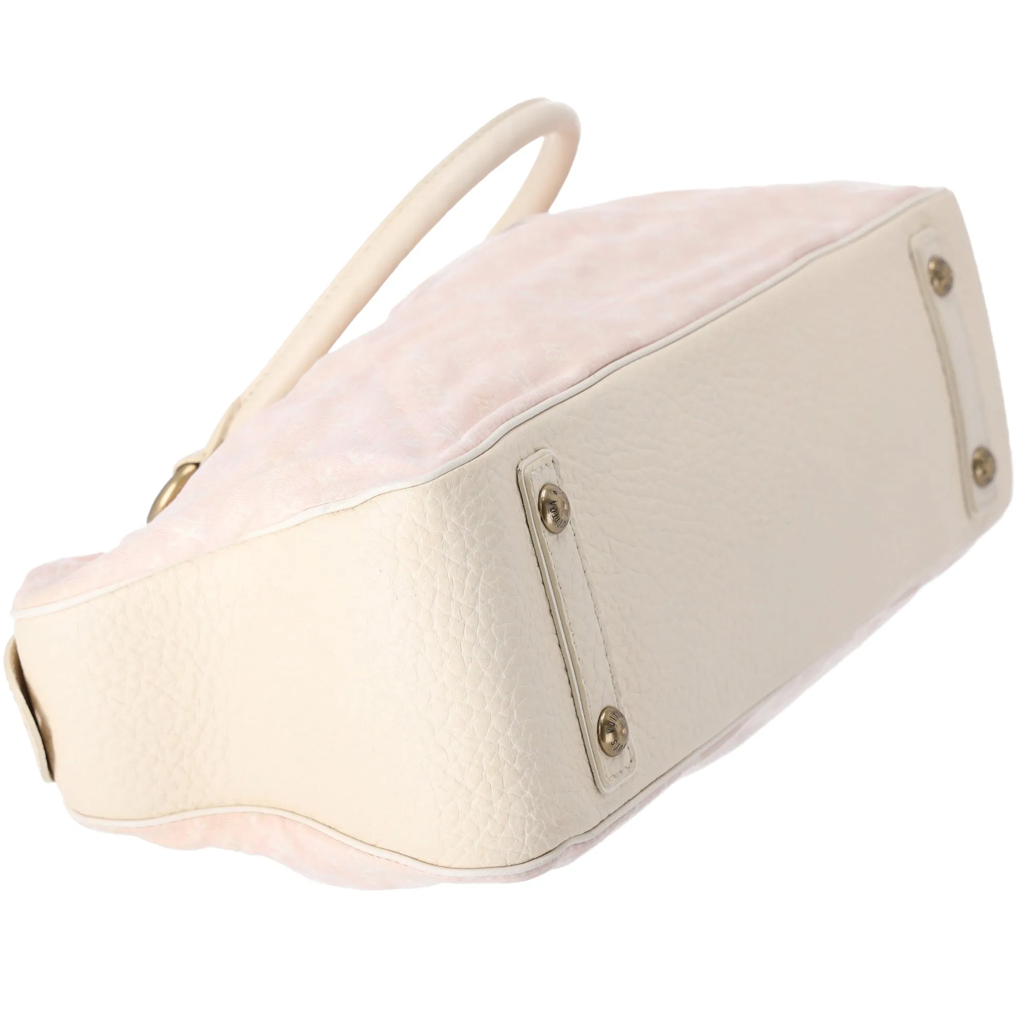 Louis Vuitton Trapeze GM Monogram Mini Lin Handbag M40064 Rose Cotton sold by Gaby's Bags product image thumbnail 2