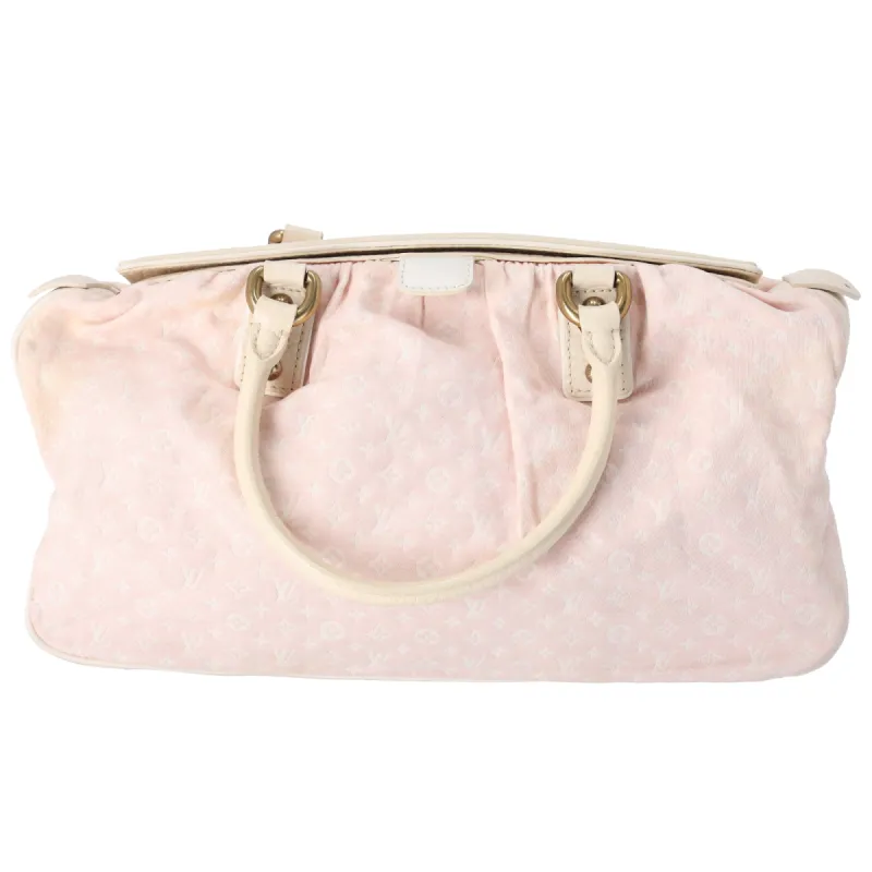 Louis Vuitton Trapeze GM Monogram Mini Lin Handbag M40064 Rose Cotton sold by Gaby's Bags
