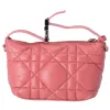 Christian Dior Nomade Pouch Small Cannage Stitching Handbag Pink Leather sold by Gaby's Bags