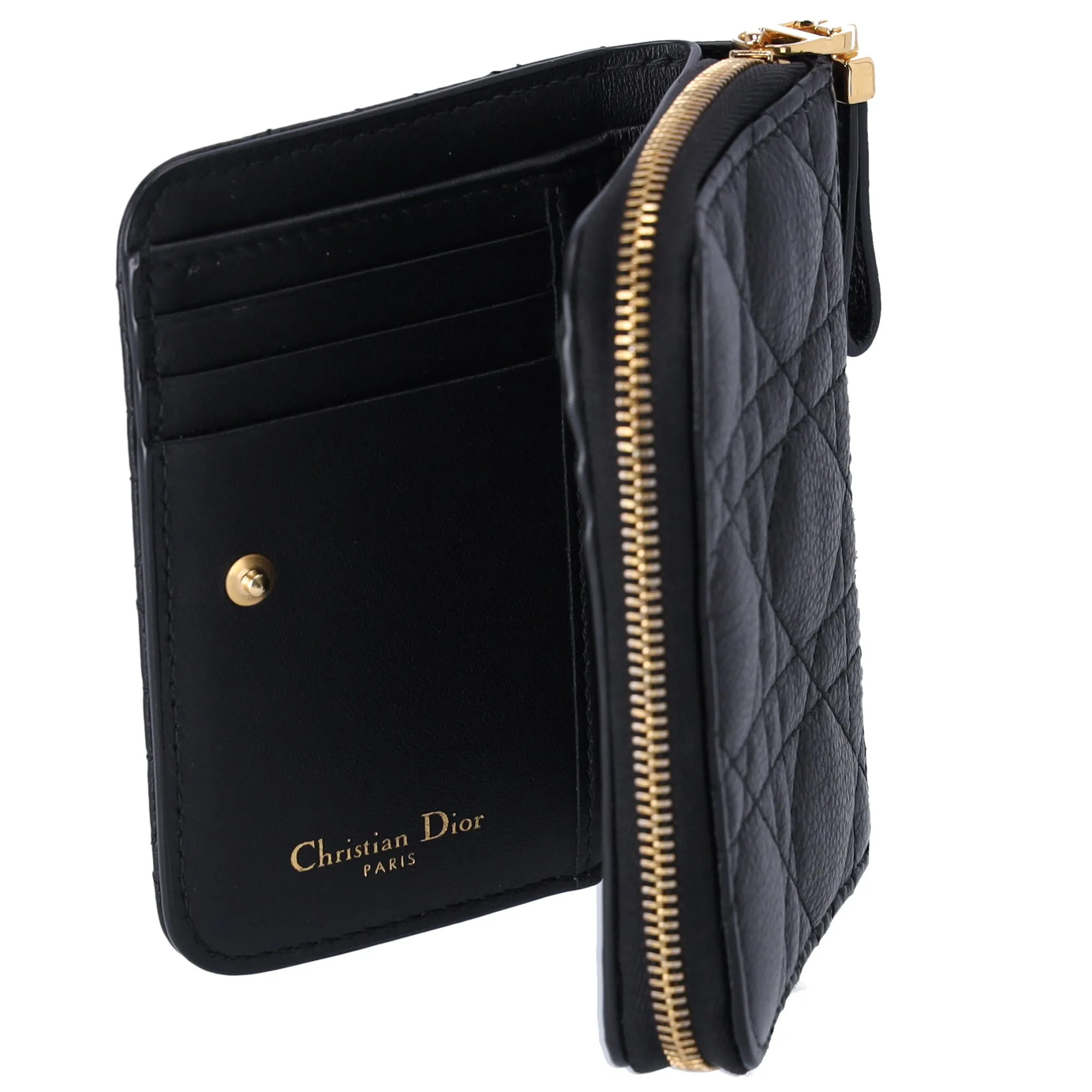Christian Dior Caro Scarlet Bifold Wallet S5032UWHC_M900 Black sold by Gaby's Bags product image thumbnail 5