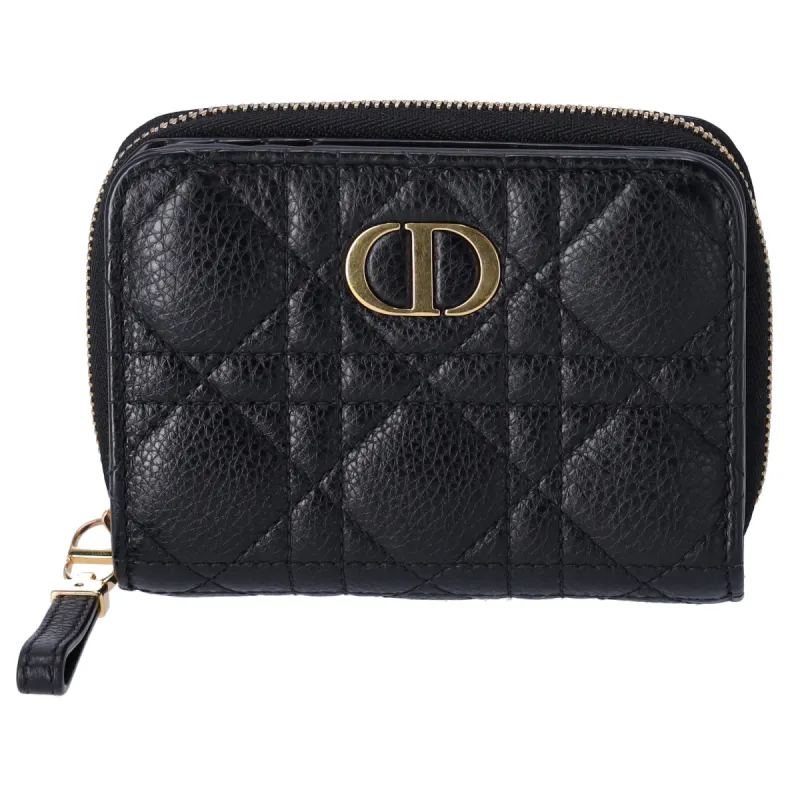 Christian Dior Caro Scarlet Bifold Wallet S5032UWHC_M900 Black sold by Gaby's Bags