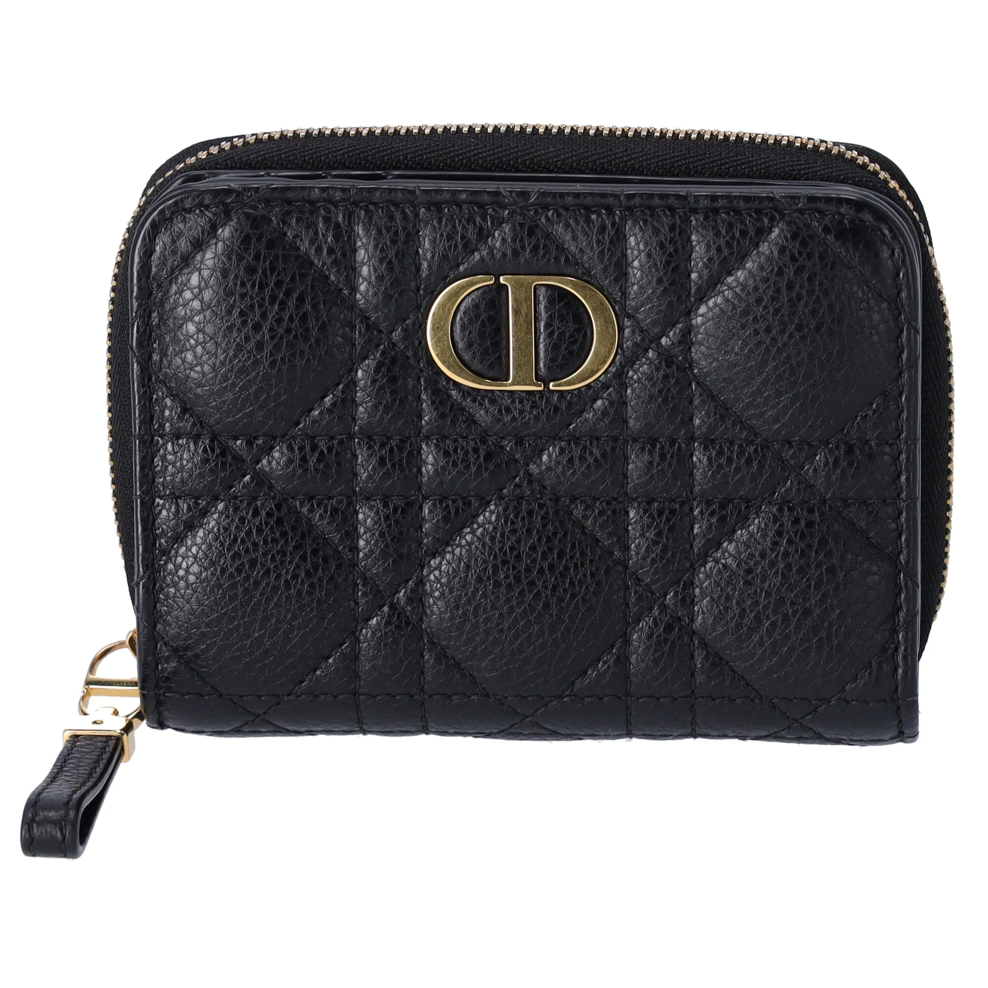 Christian Dior Caro Scarlet Bifold Wallet S5032UWHC_M900 Black sold by Gaby's Bags