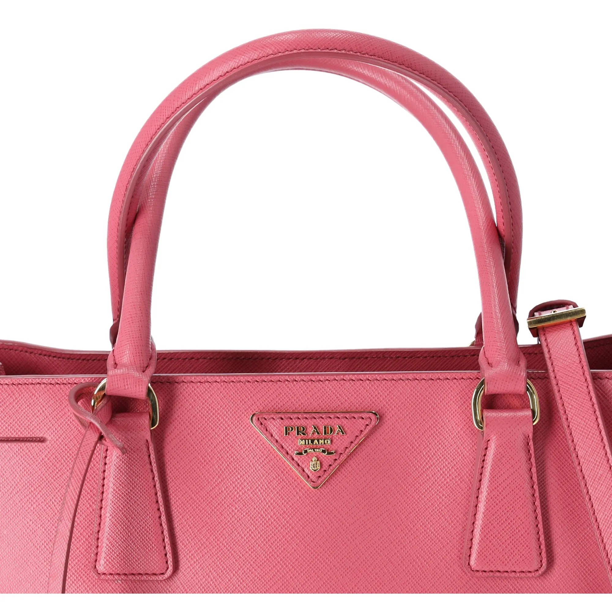 PRADA Galleria Tote Bag BN1874 Pink Saffiano Lux Leather sold by Gaby's Bags product image thumbnail 2