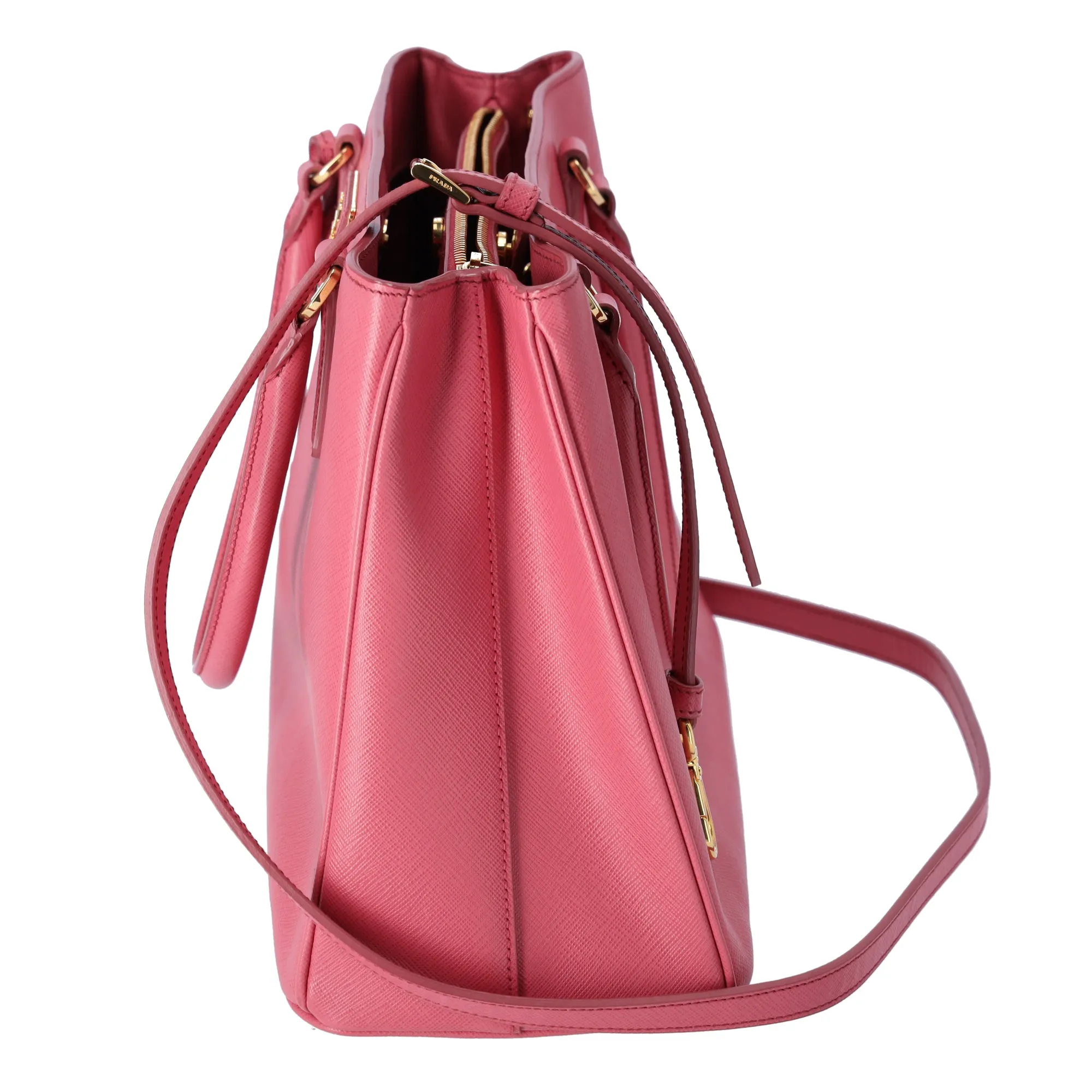 PRADA Galleria Tote Bag BN1874 Pink Saffiano Lux Leather sold by Gaby's Bags product image thumbnail 3