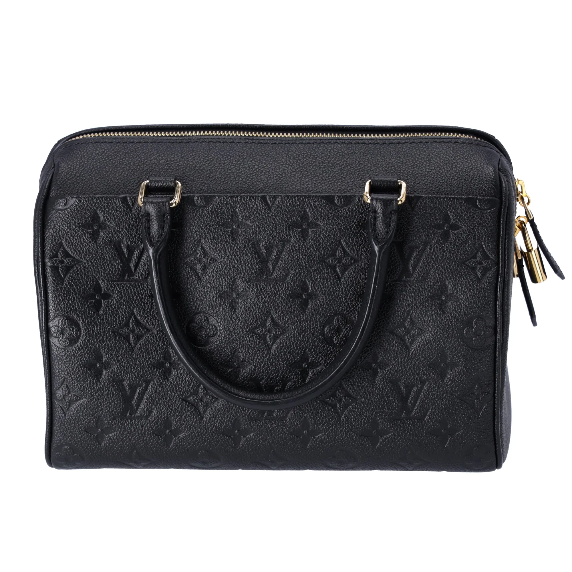 Louis Vuitton Speedy Bandouliere 25 NM Monogram Empreinte Handbag M42401 Black sold by Gaby's Bags product image thumbnail 4