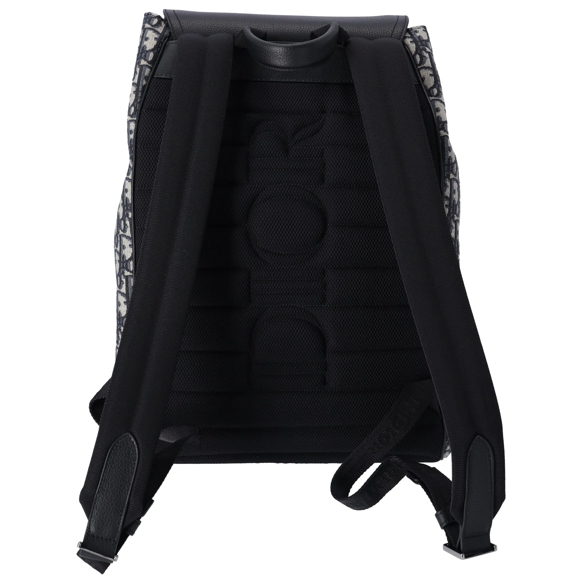 Christian Dior Saddle Backpack 1ADBA041YKS_H27E Beige Black Oblique Jacquard sold by Gaby's Bags product image thumbnail 3